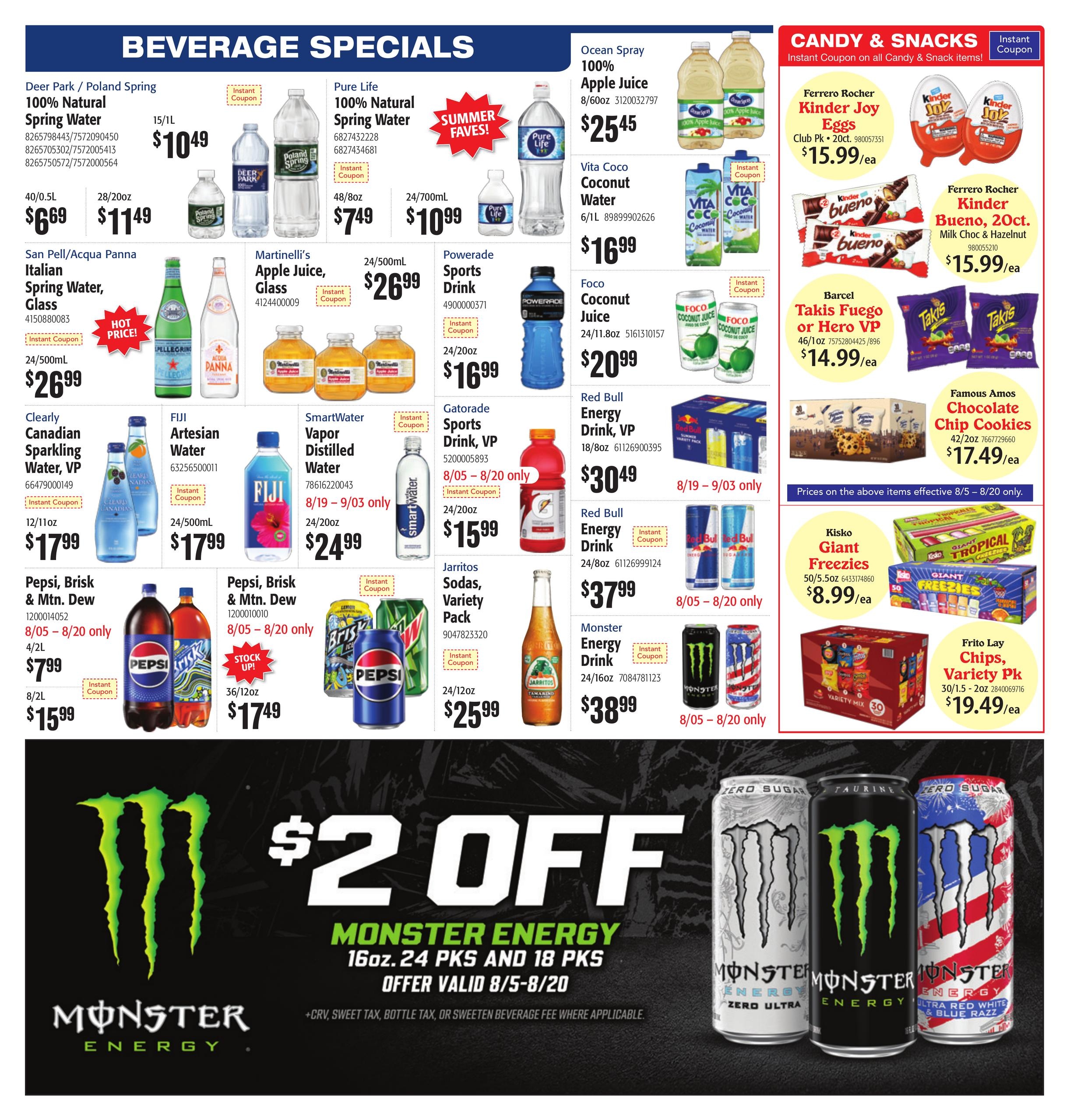 Restaurant Depot (DC, MD, NJ, NY, PA, VA) Weekly Ad August 1 - 31, 2026