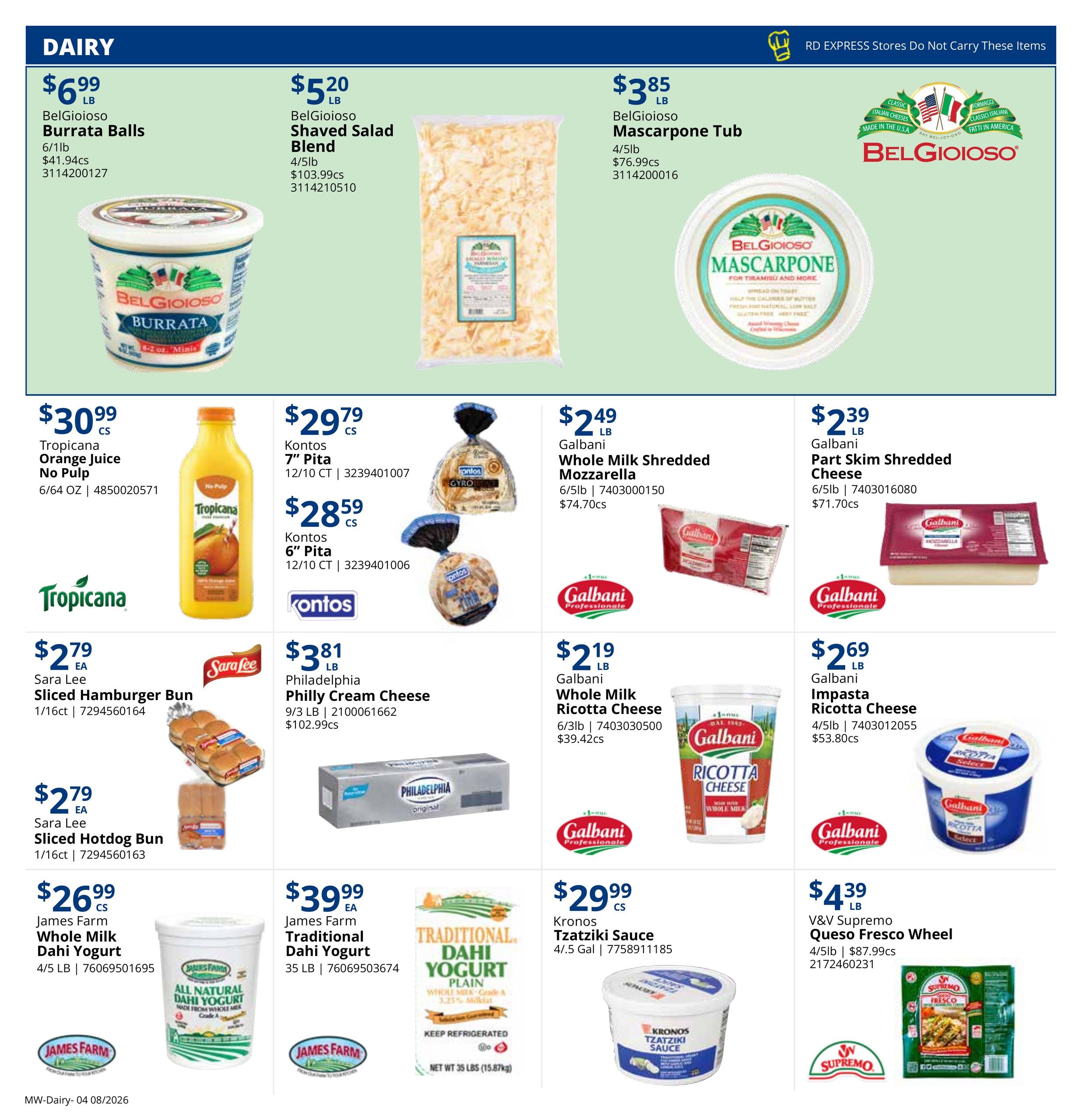 Restaurant Depot (Chicago–Wheaton Area, IL) Weekly Ad August 1 - 31, 2026