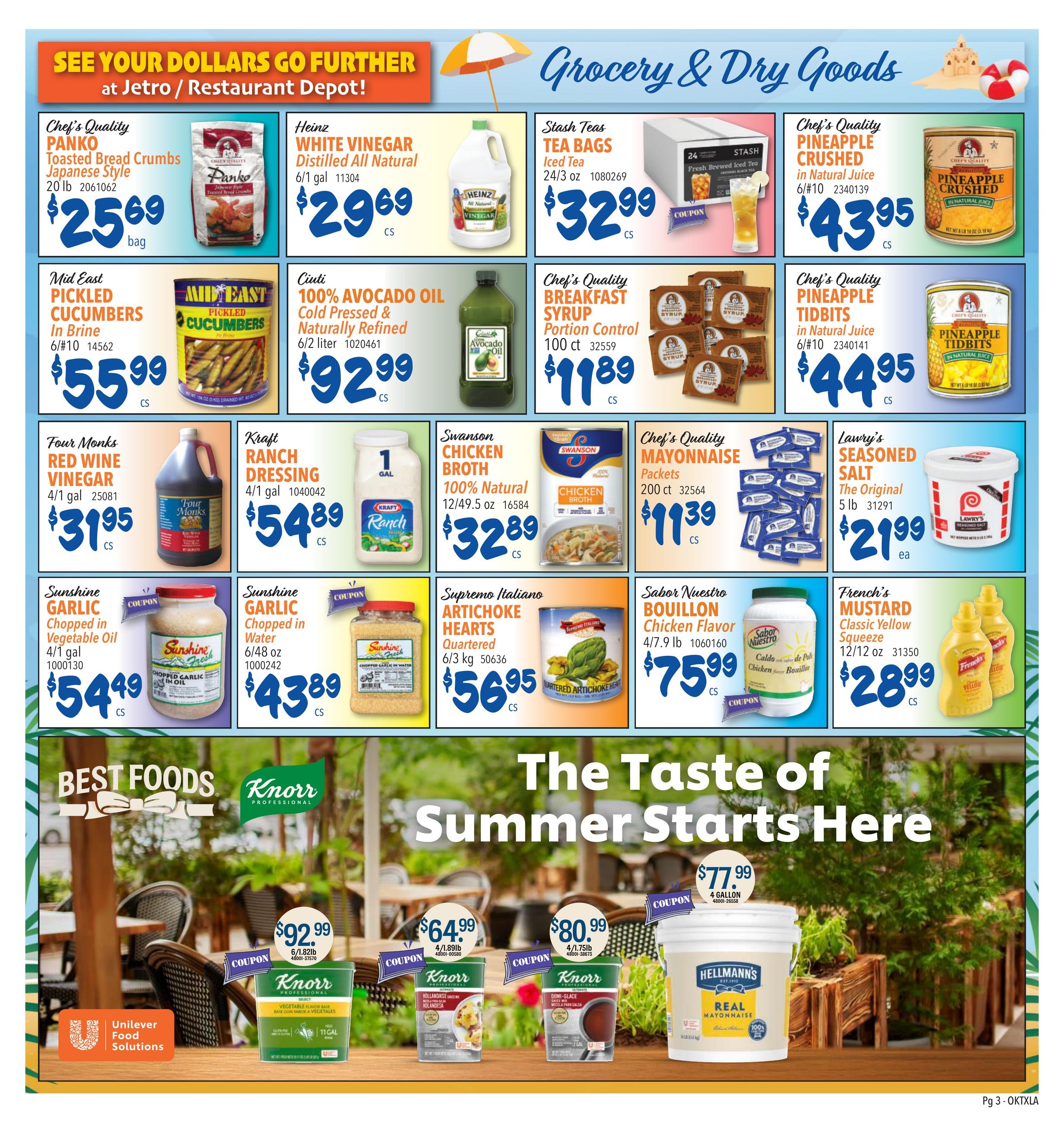 Restaurant Depot (LA, OK, TX) Weekly Ad August 1 - 31, 2026