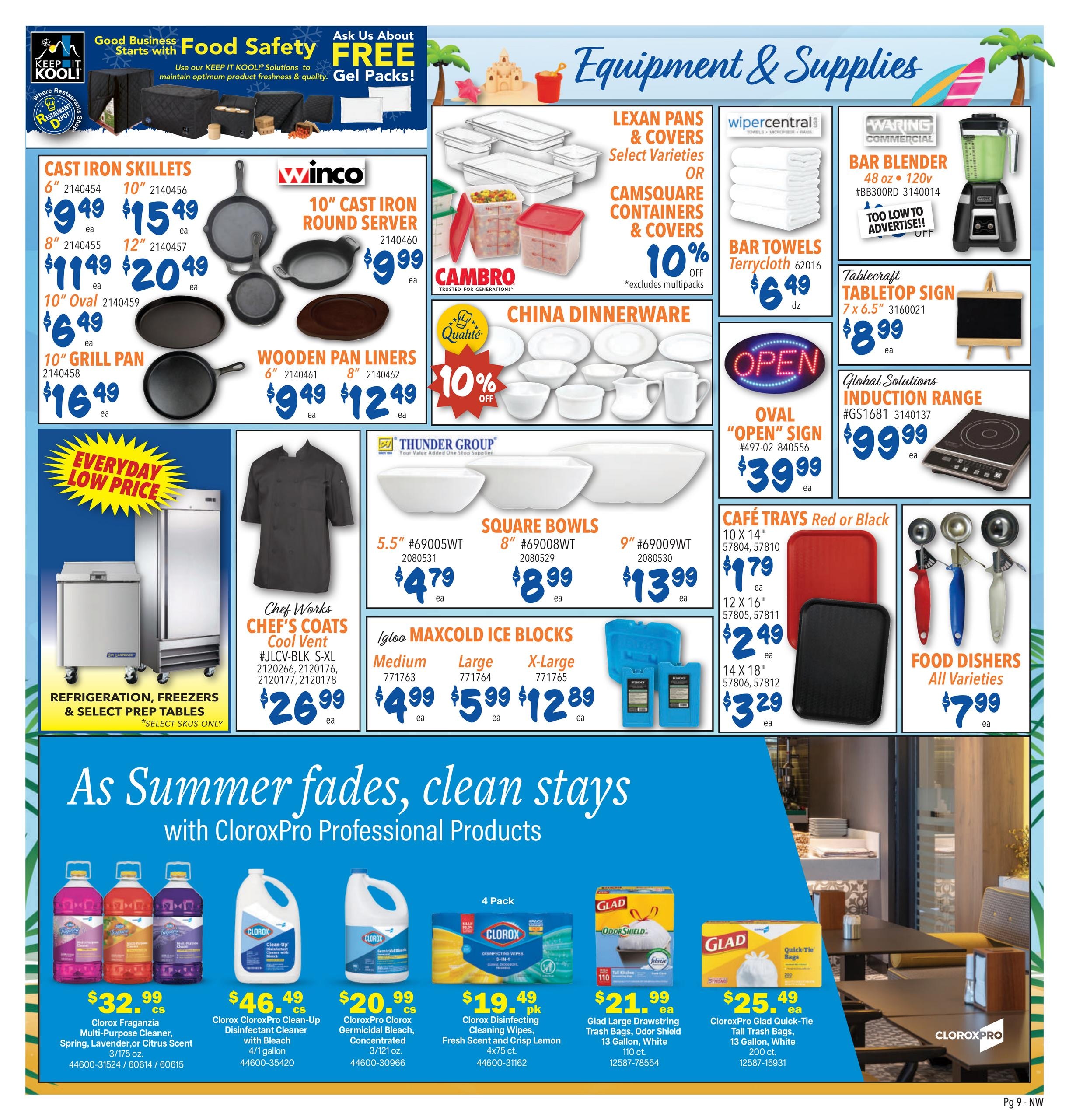 Restaurant Depot (OR, WA) Weekly Ad August 1 - 31, 2026