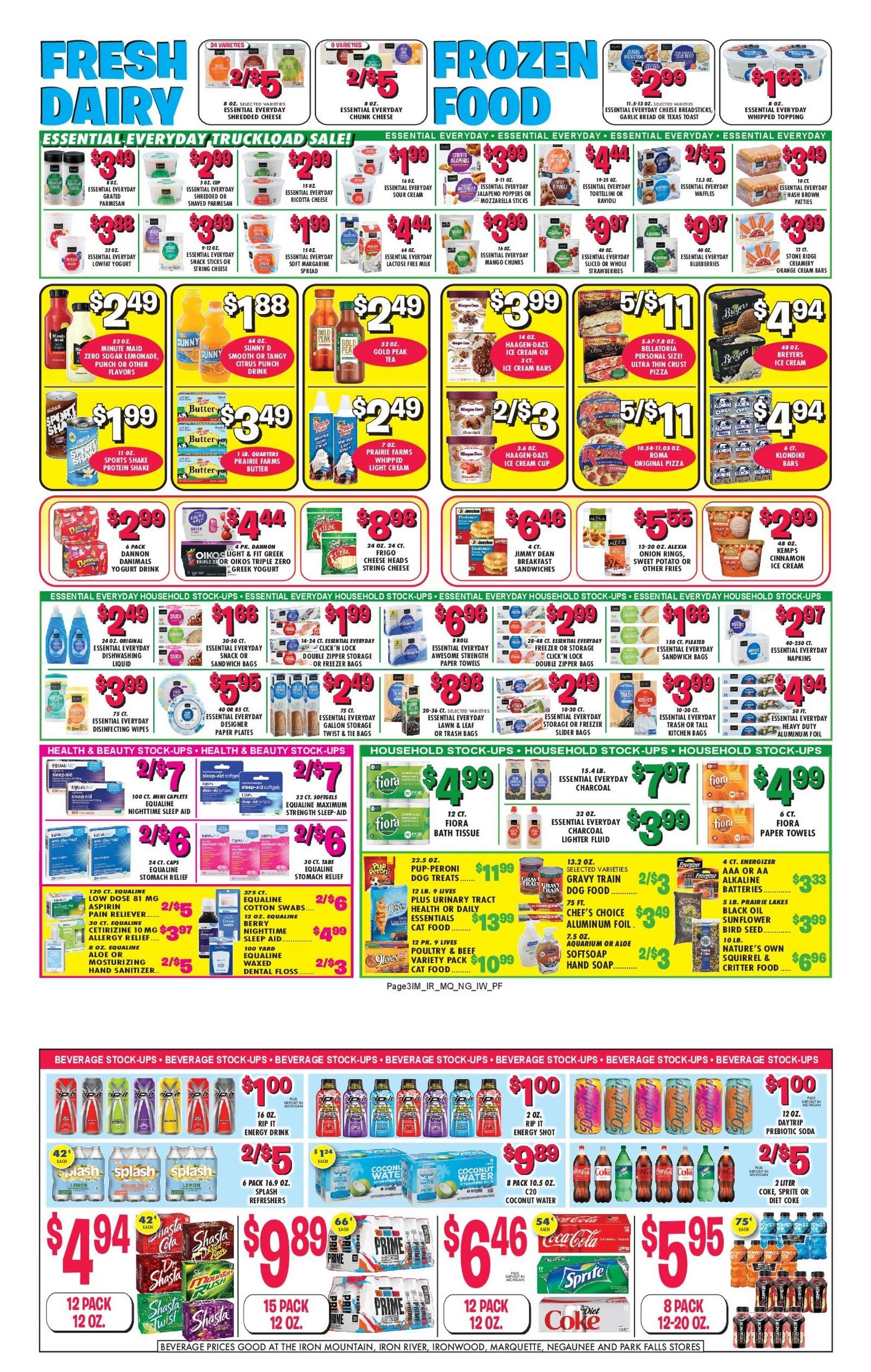 Super One Foods (Iron Mountain Area, MI) Weekly Ad July 30 - August 15, 2026