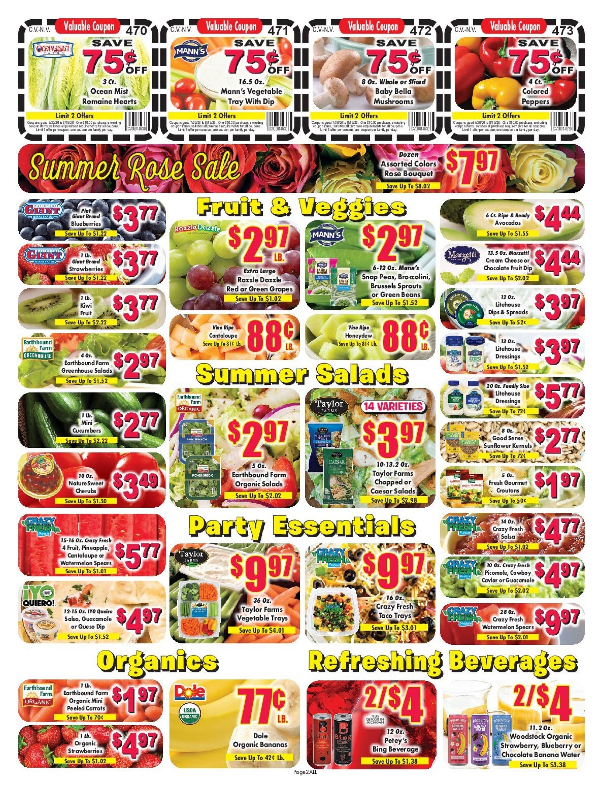 Super One Foods (Iron Mountain Area, MI) Weekly Ad July 30 - August 15, 2026