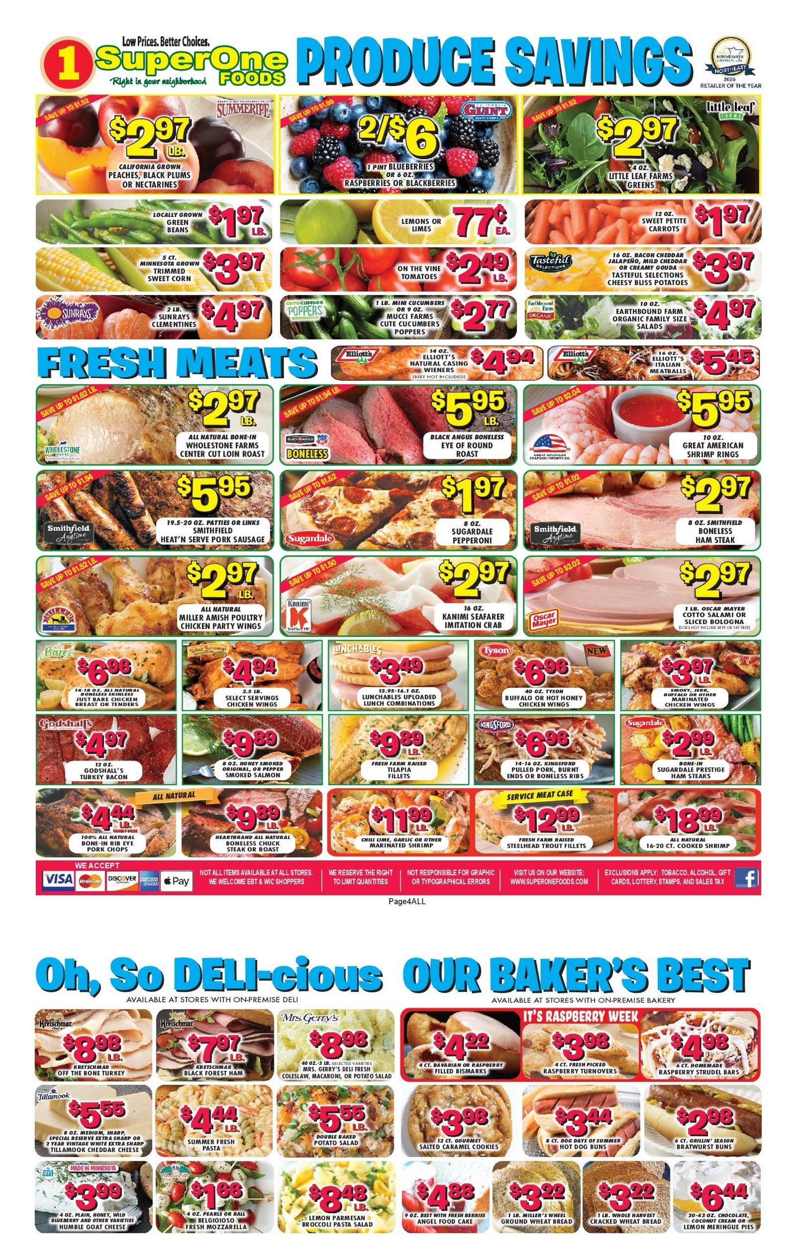 Super One Foods (Iron Mountain Area, MI) Weekly Ad July 30 - August 15, 2026