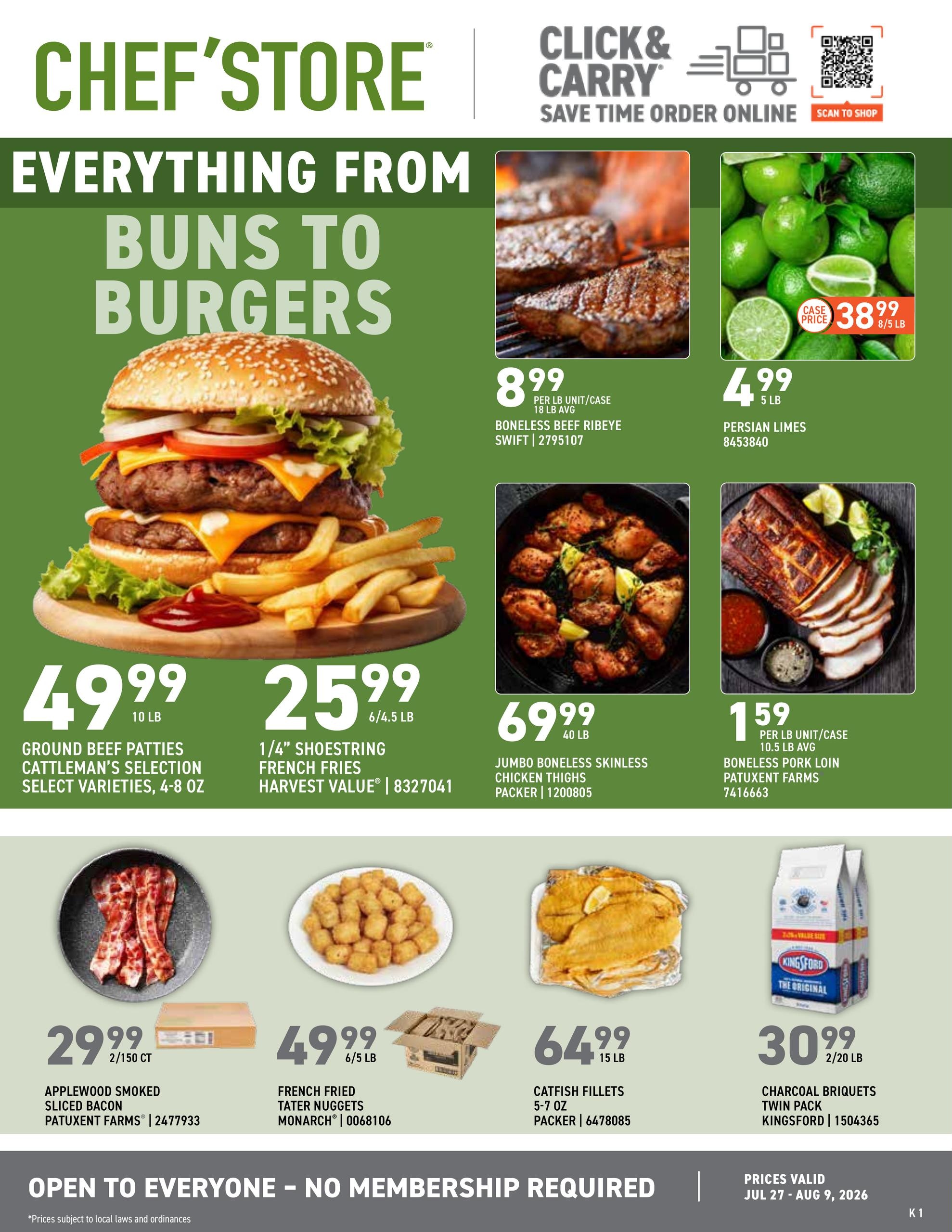 US Foods CHEF’STORE (AZ, CA, NV) Weekly Ad July 27 - August 9, 2026
