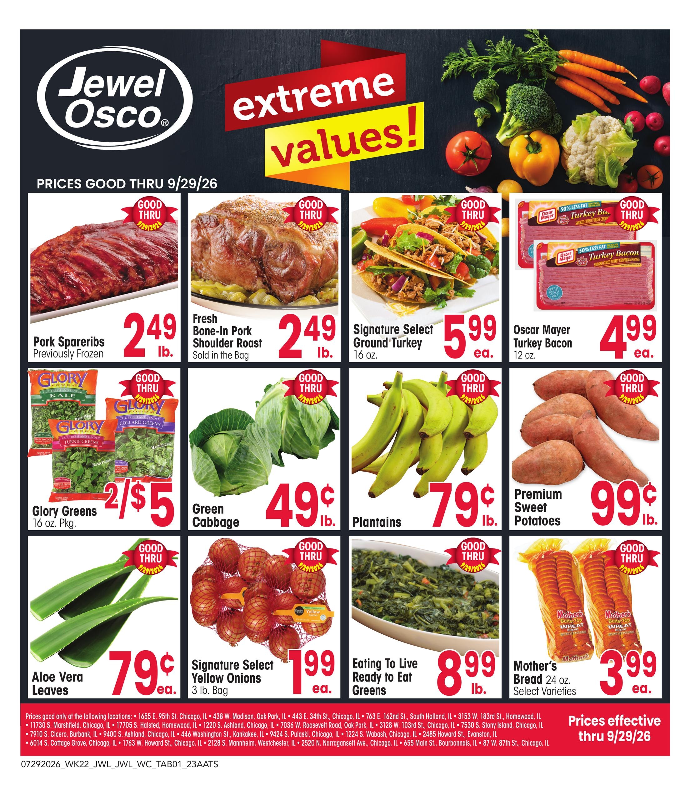 Jewel-Osco Specialty Publication Weekly Ad July 29 - September 29, 2026