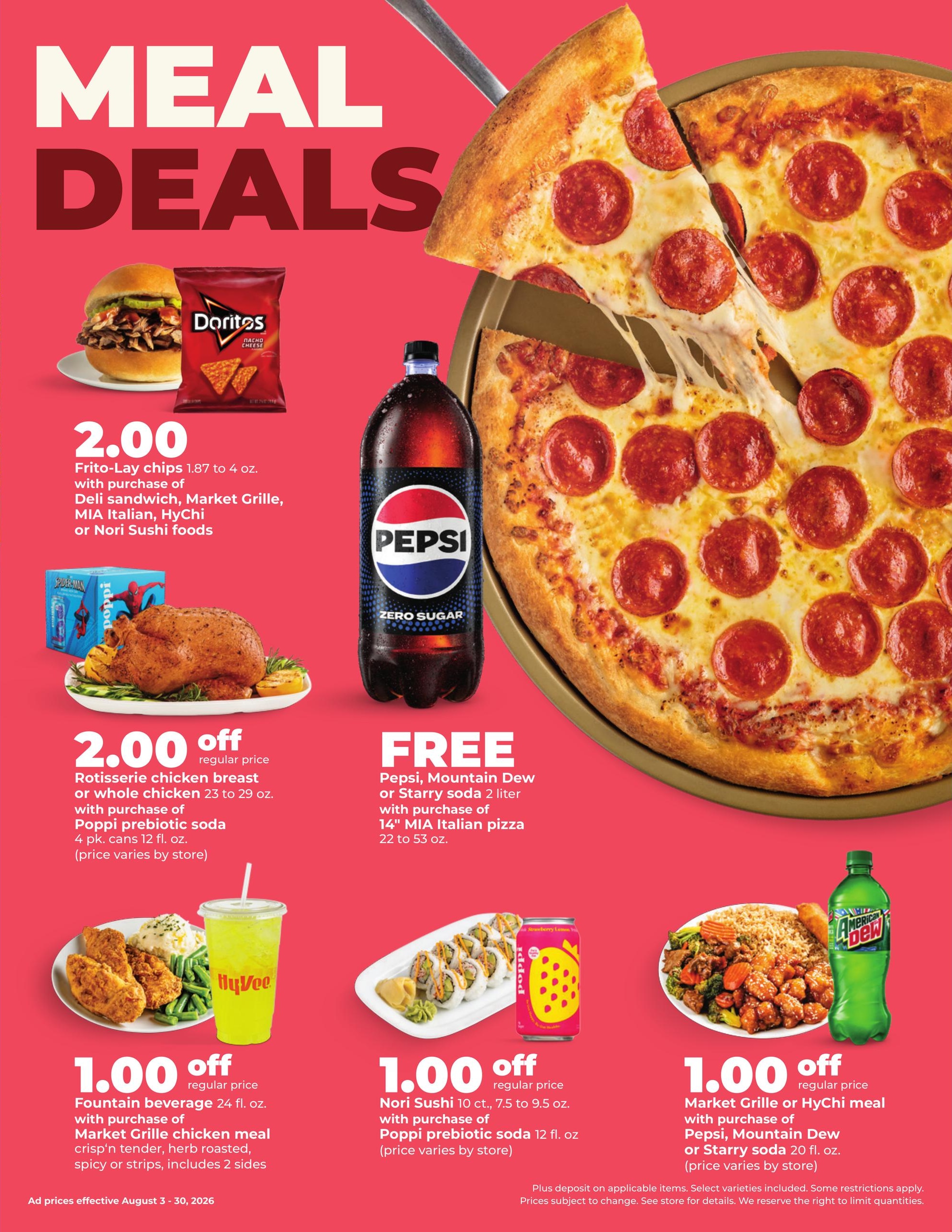 Hy-Vee (WI) Weekly Ad August 3 - 30, 2026