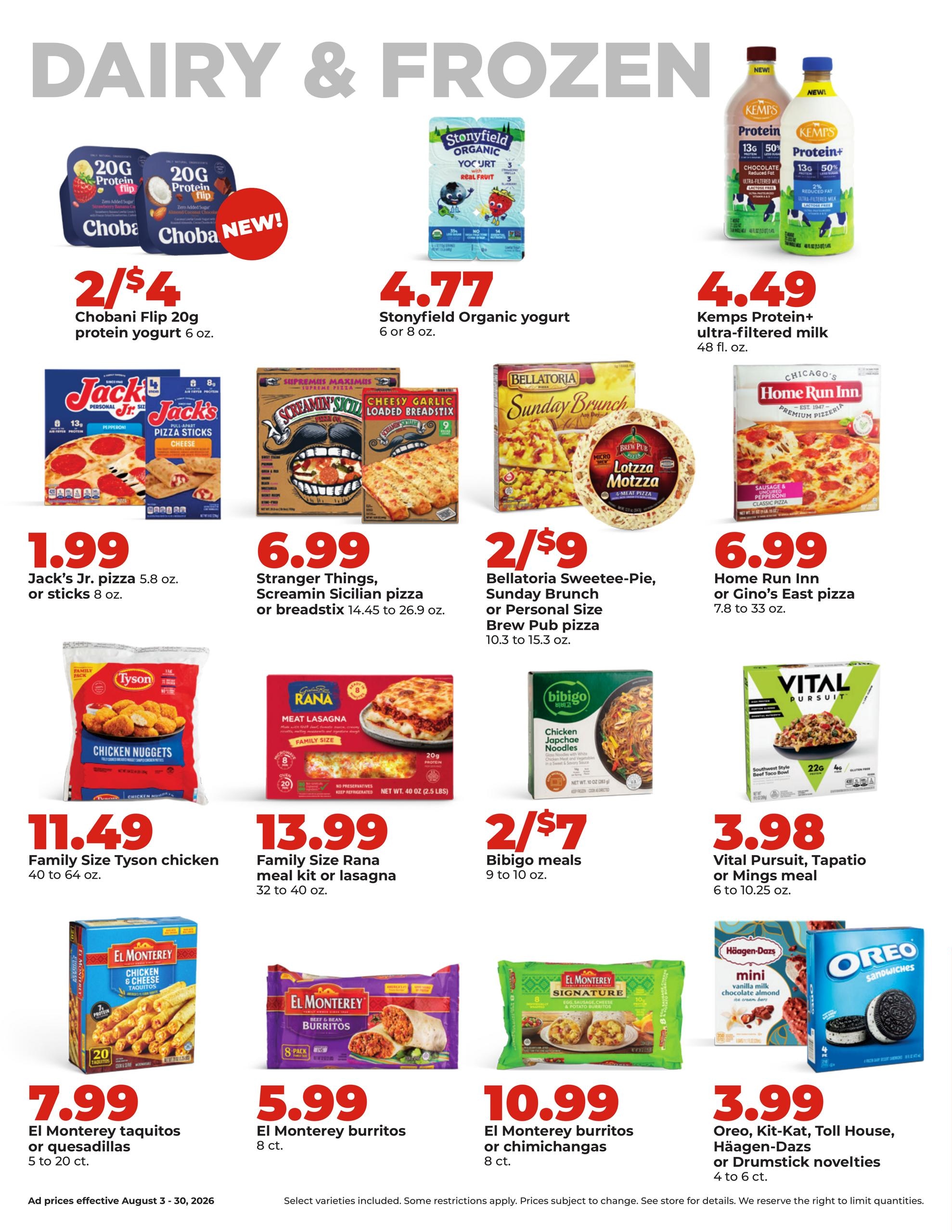 Hy-Vee (WI) Weekly Ad August 3 - 30, 2026
