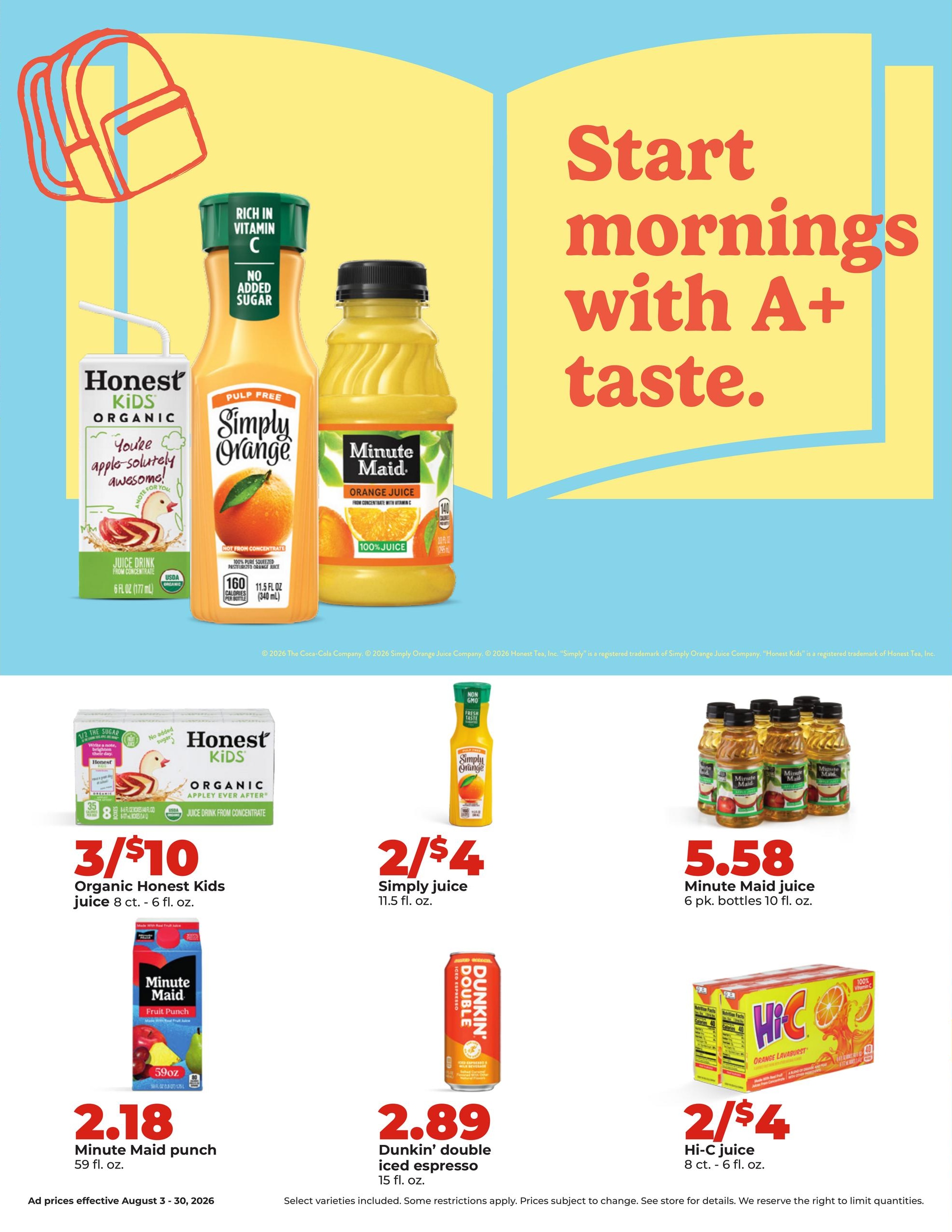 Hy-Vee (WI) Weekly Ad August 3 - 30, 2026