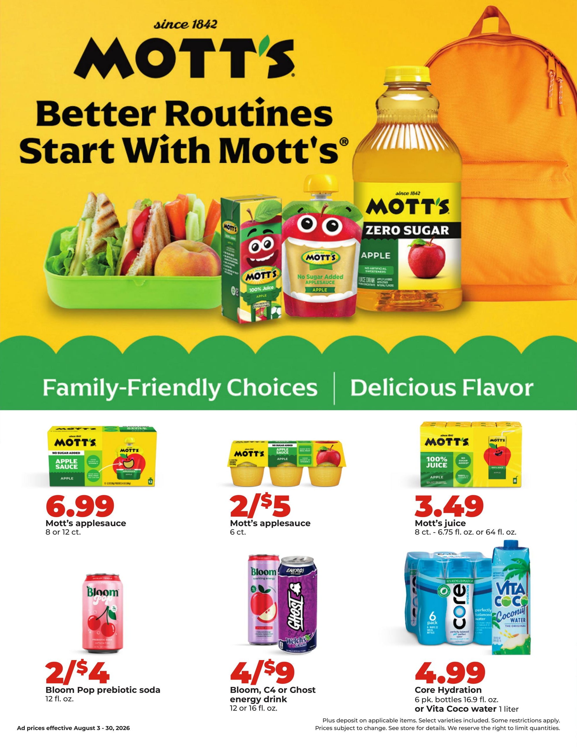Hy-Vee (WI) Weekly Ad August 3 - 30, 2026