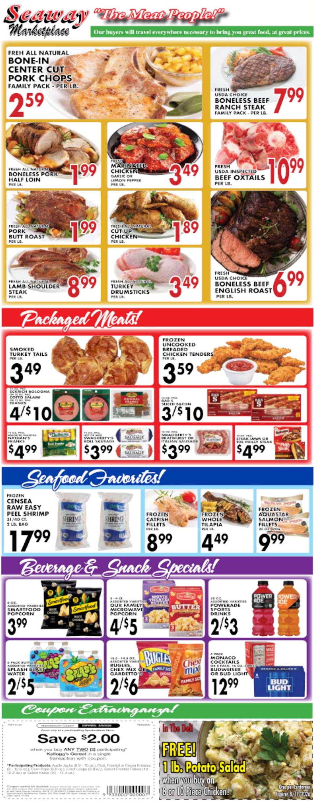 Seaway Marketplace Weekly Ad July 29 - August 11, 2026