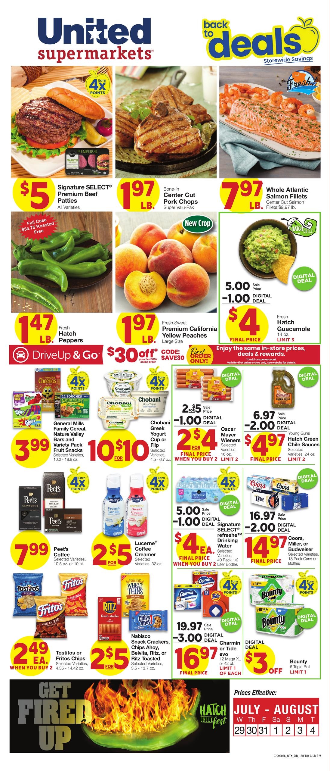 United Supermarkets (NM, OK, TX) Weekly Ad July 29 - August 4, 2026