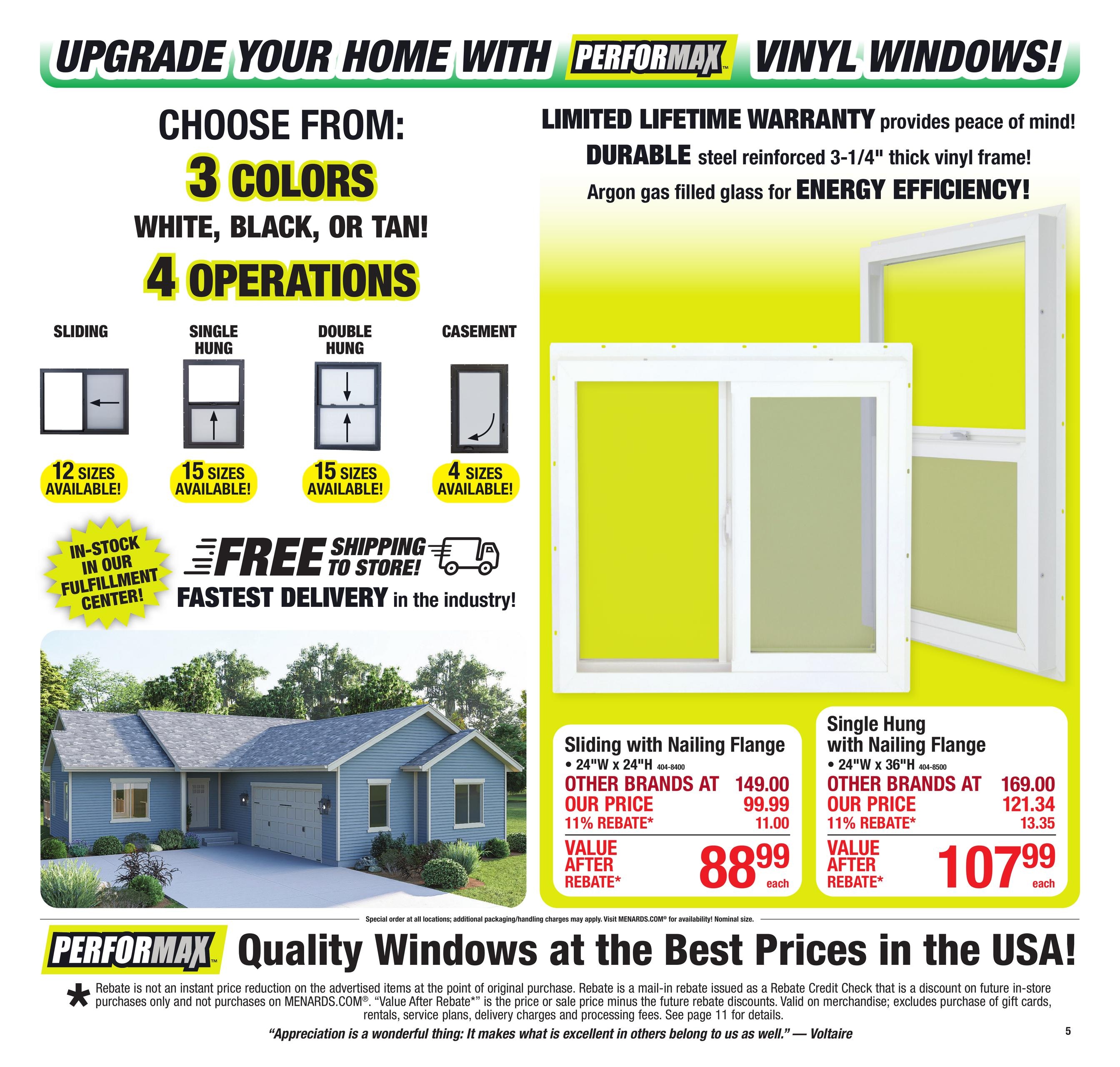 Menards (Terre Haute–Attica Area, IN) 11% Rebate Sale Ad July 29 - August 10, 2026