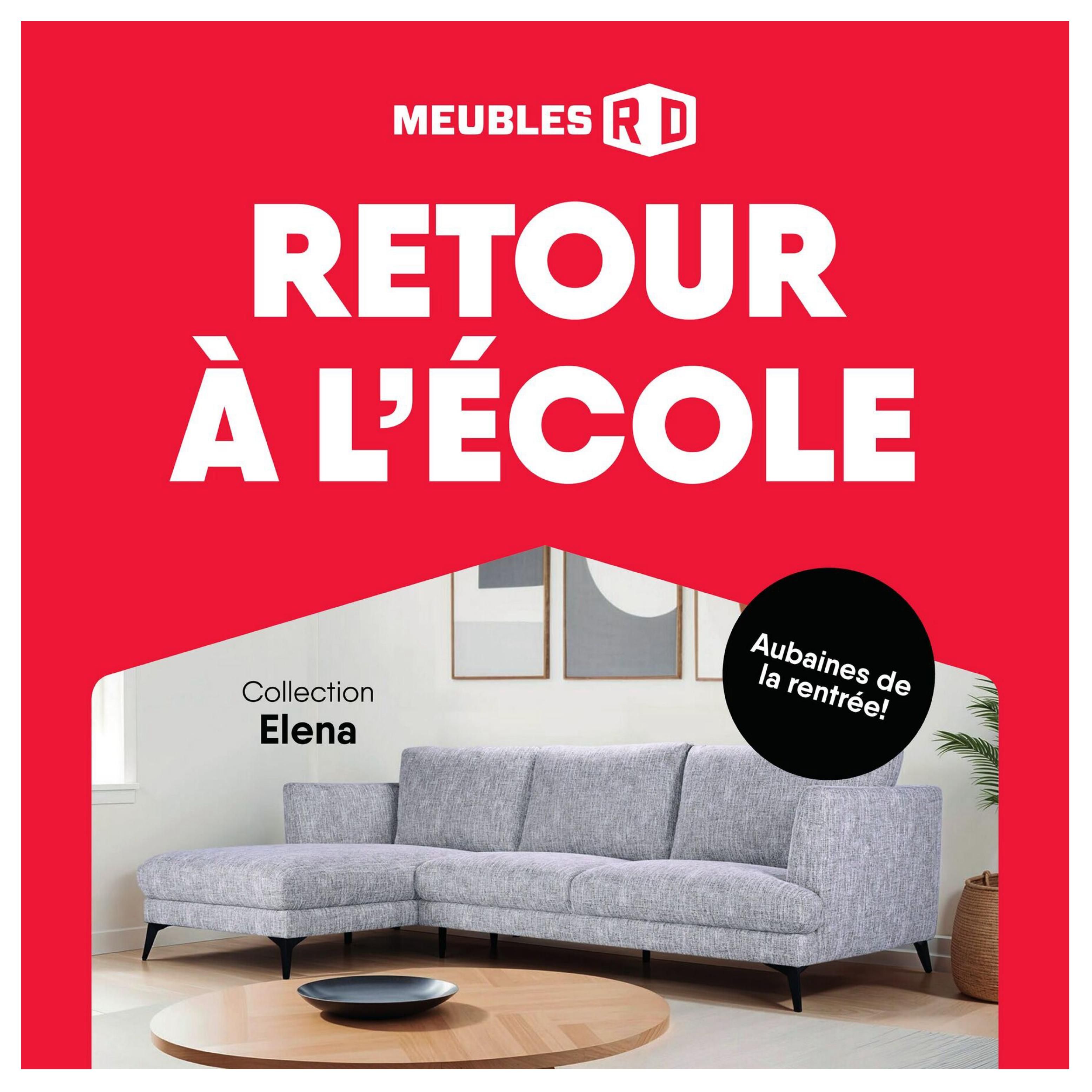 Meubles RD Flyer August 3 to 9