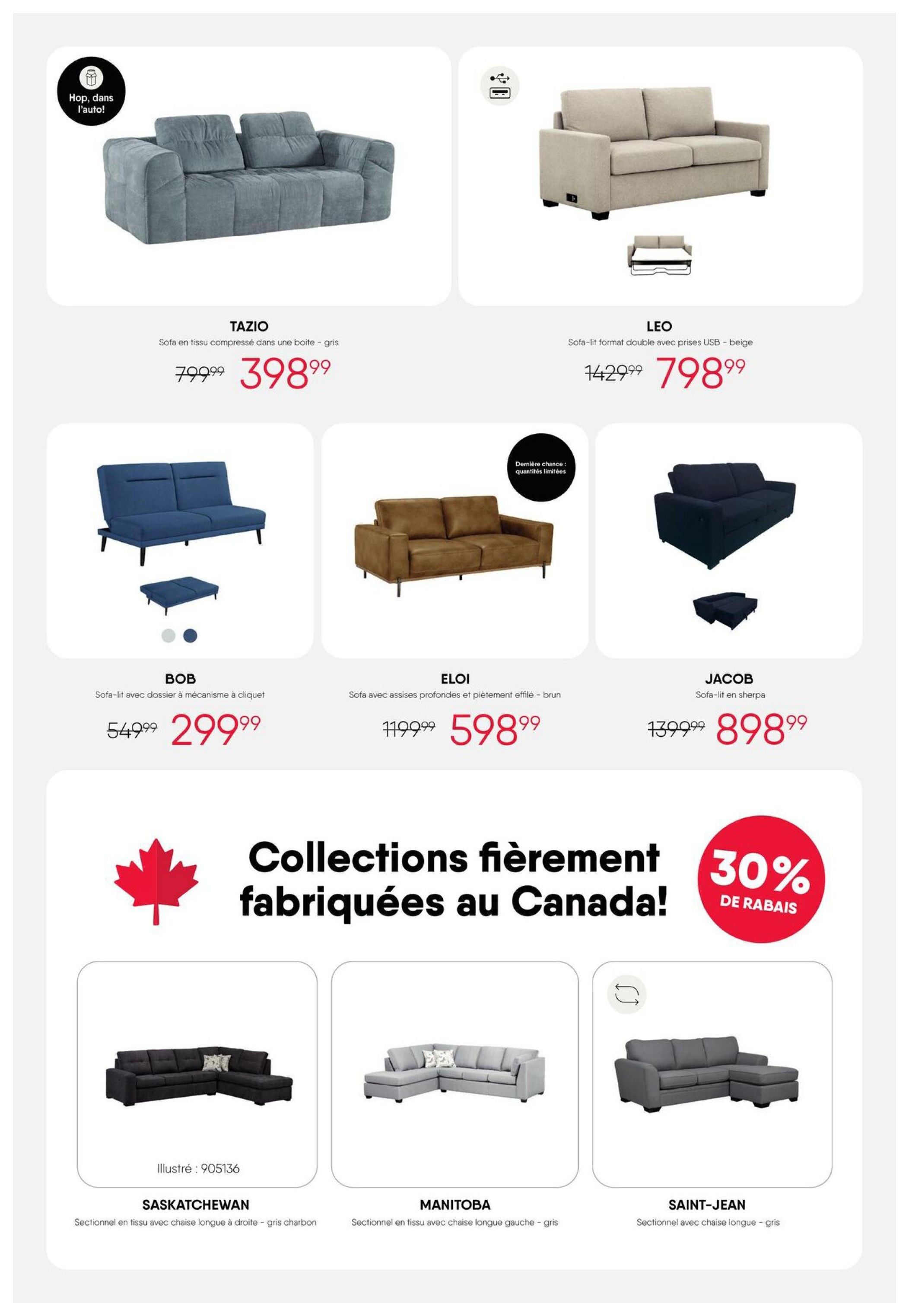Meubles RD Flyer August 3 to 9