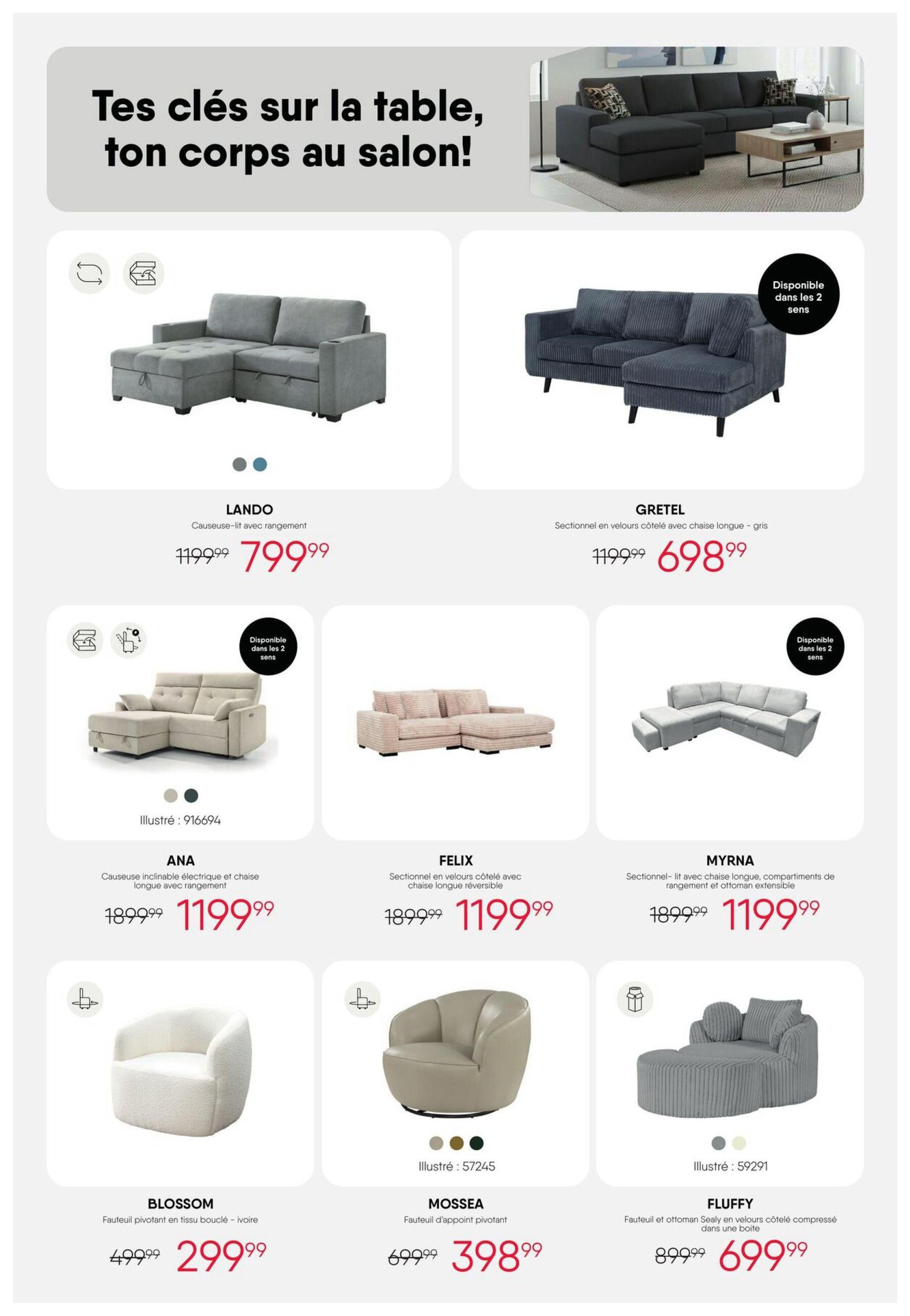 Meubles RD Flyer August 3 to 9