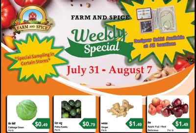 Farm And Spice Grocers Flyer July 31 to August 6