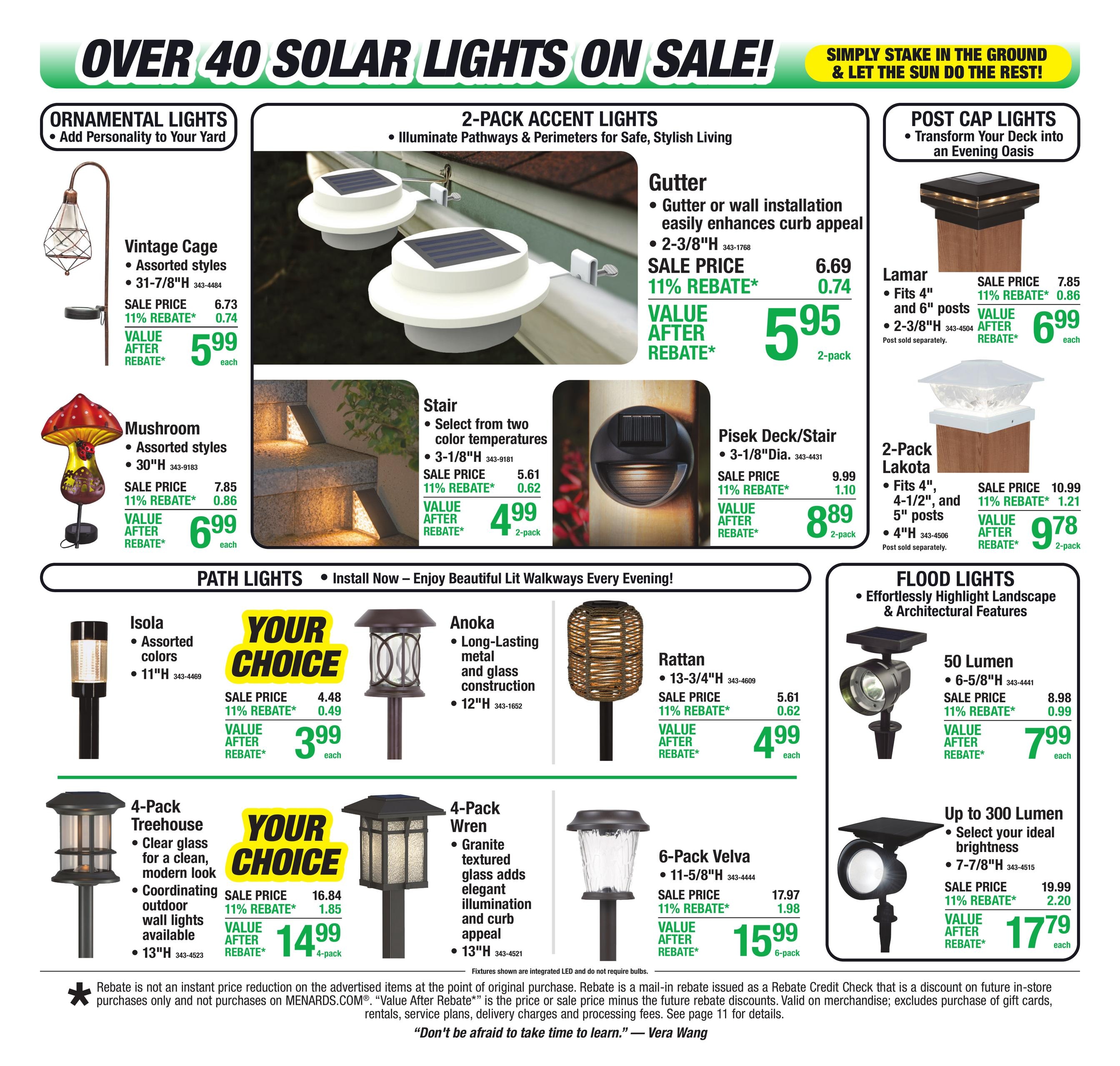 Menards 11% Rebate Sale Ad July 29 - August 10, 2026