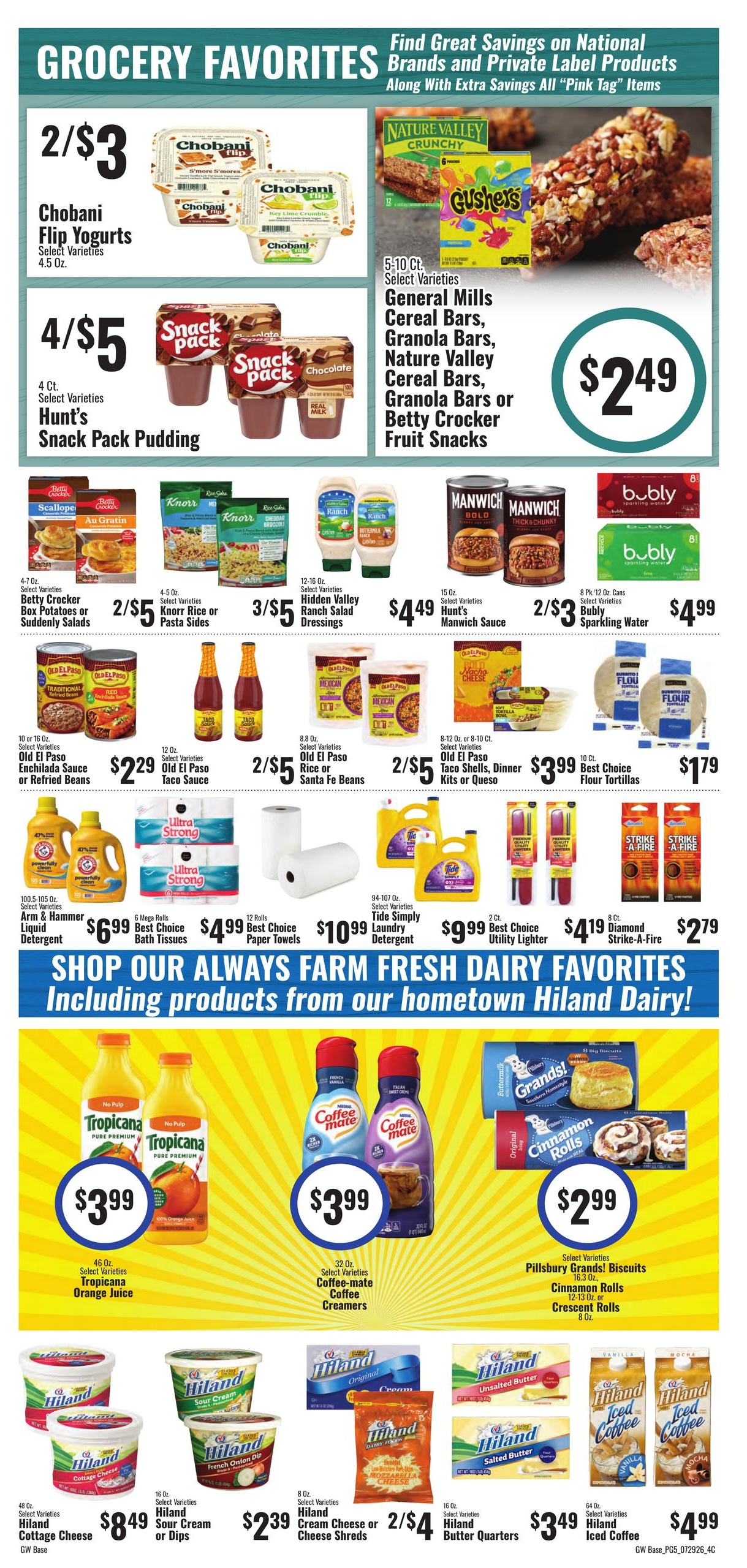 G&W Foods Weekly Ad July 29 - August 11, 2026