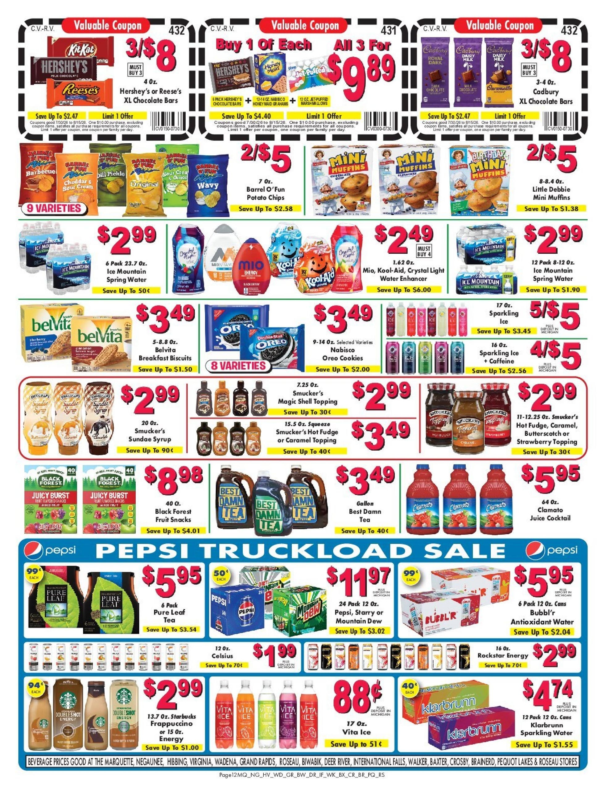 Super One Foods (Bemidji-Brainerd Area, MN) Weekly Ad July 30 - August 15, 2026
