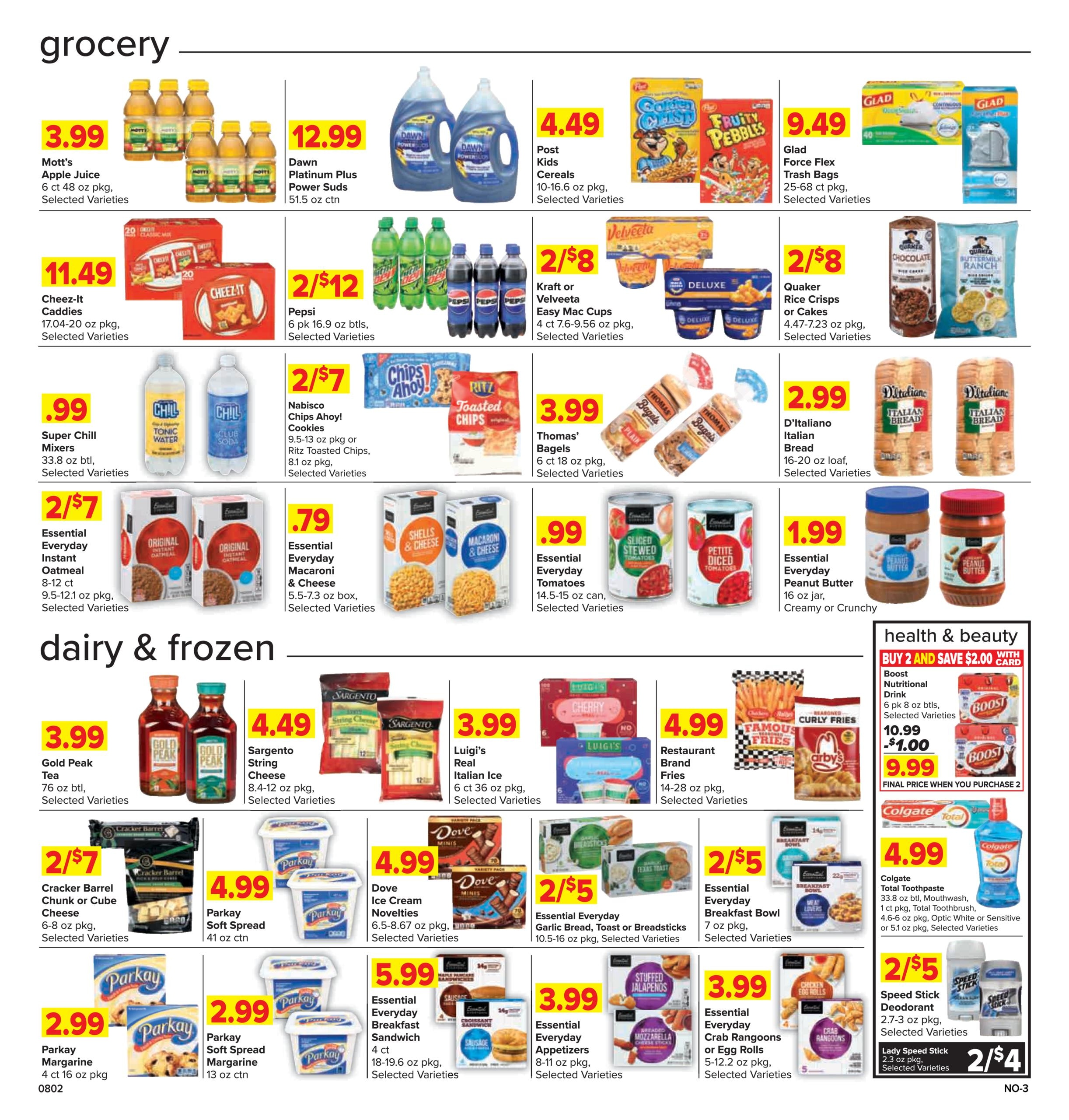 Shop 'n Save (Genesee–Rew Area, NY–PA) Weekly Ad August 3 - 9, 2026