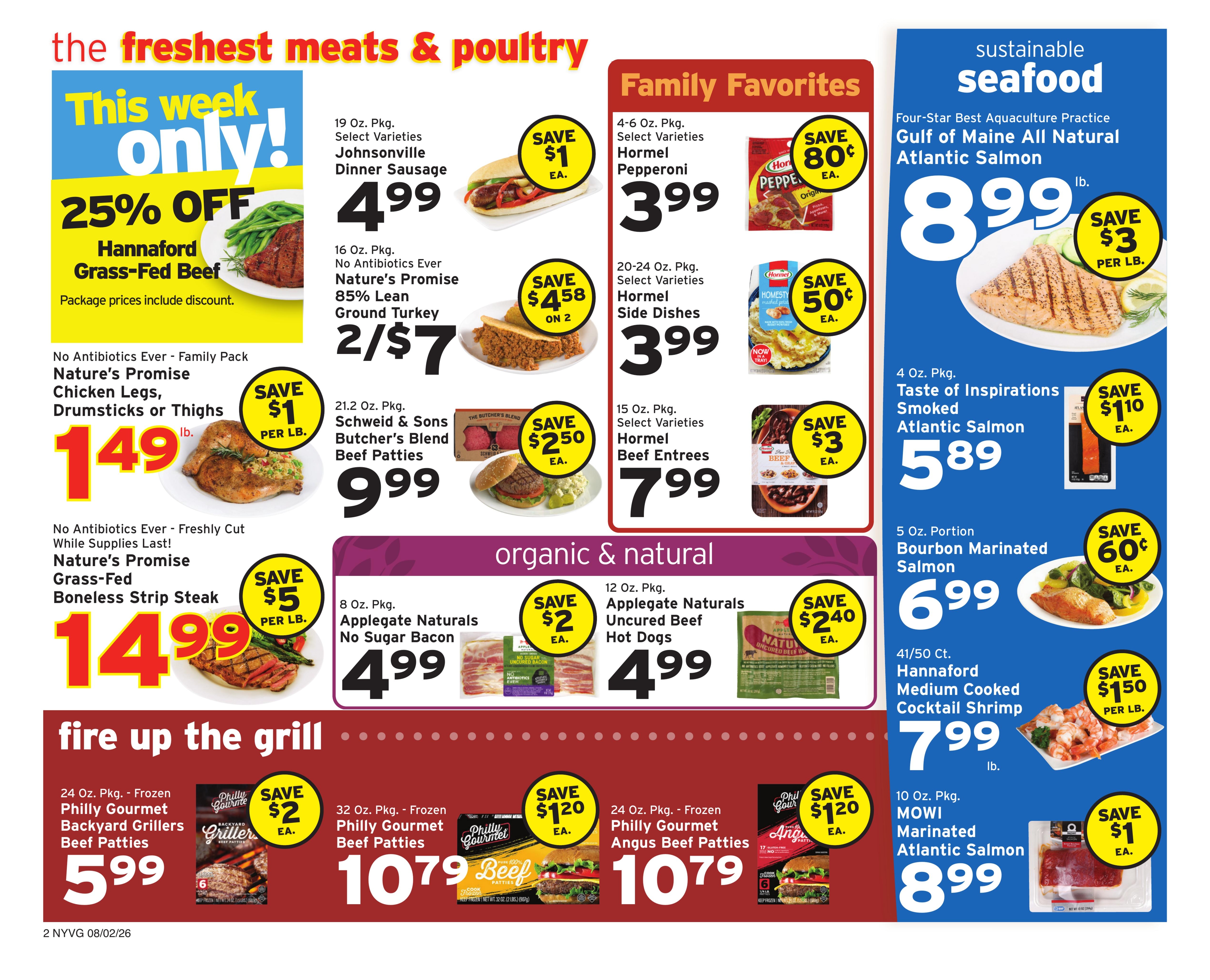 Hannaford Weekly Ad August 2 - 8, 2026