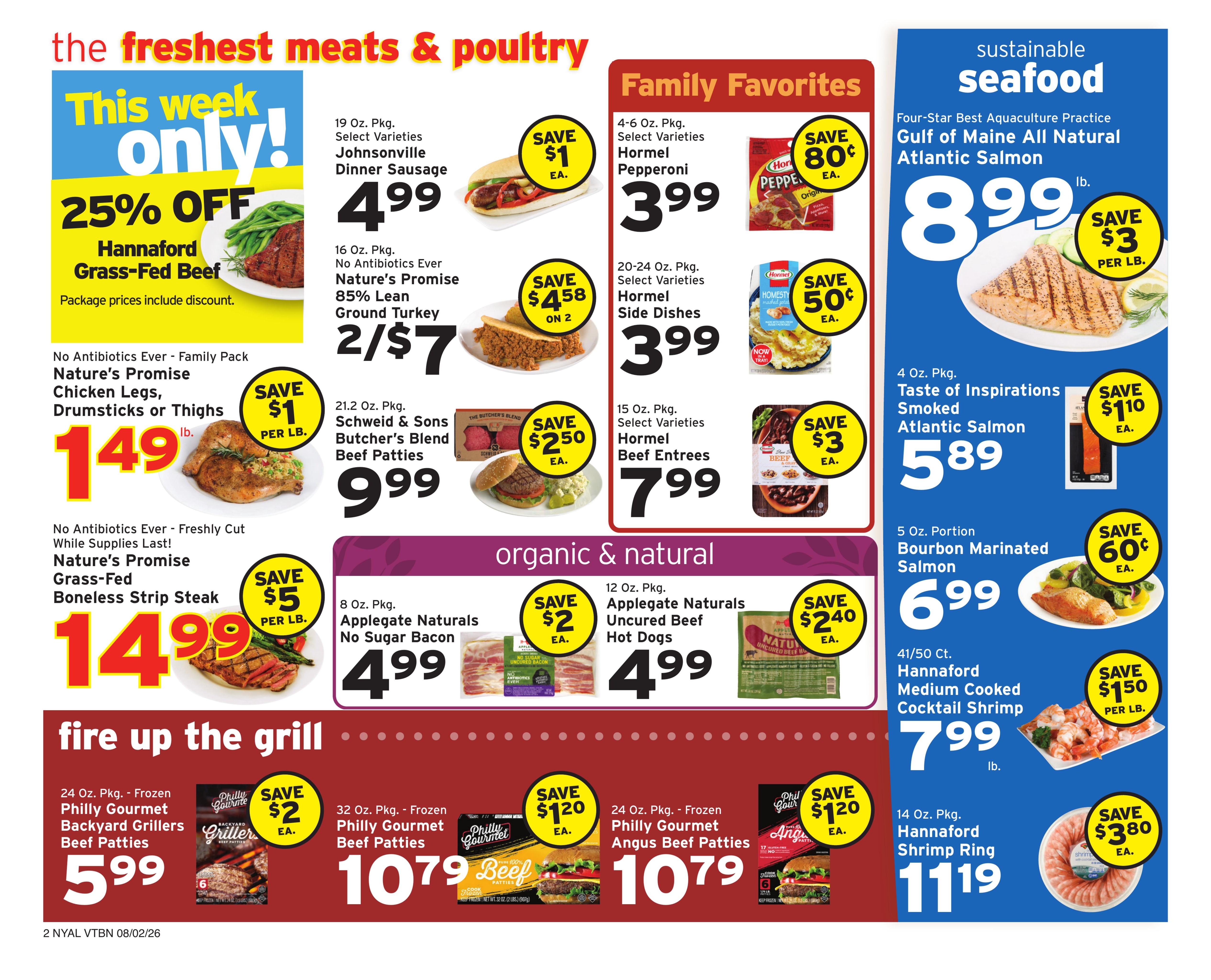 Hannaford Weekly Ad August 2 - 8, 2026