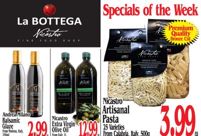 La Bottega Nicastro Fine Foods Flyer August 3 to 16