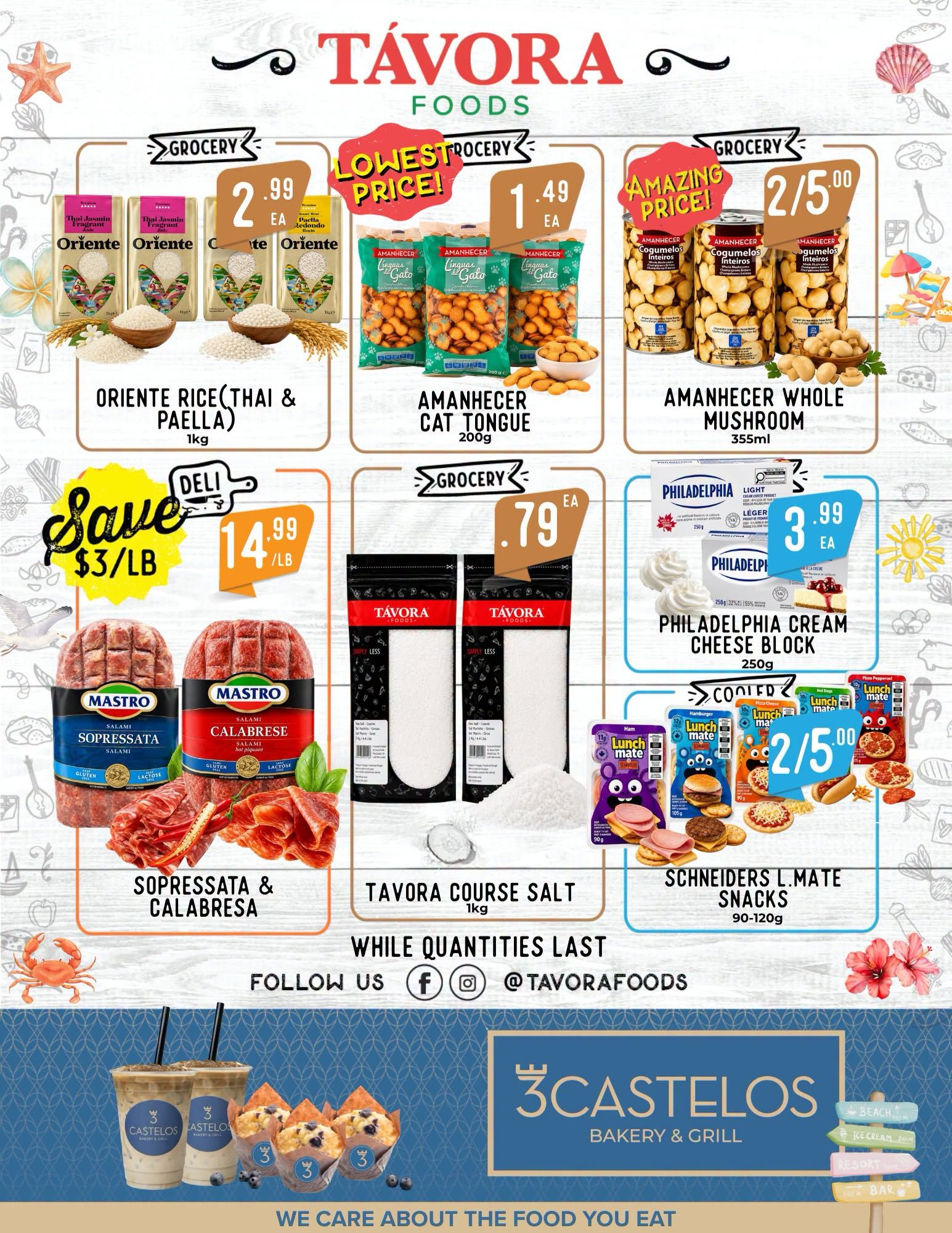 Tavora Foods Flyer August 3 to 9