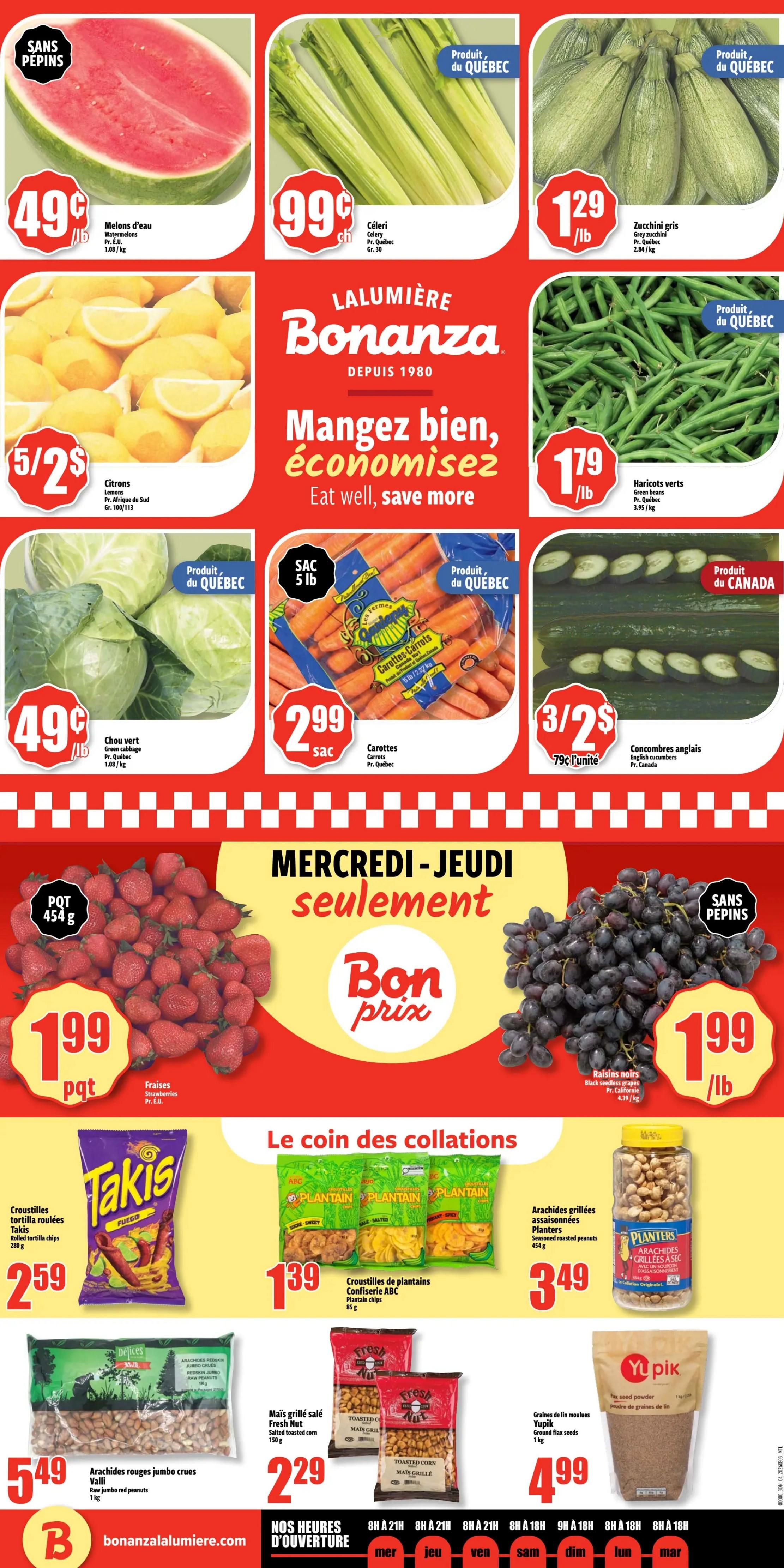 Bonanza Flyer August 5 to 11