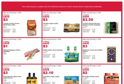 Costco (BC, AB, SK & MB) Weekly Savings June 29 to August 2