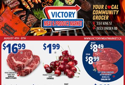 Victory Meat Market Flyer August 4 to 8