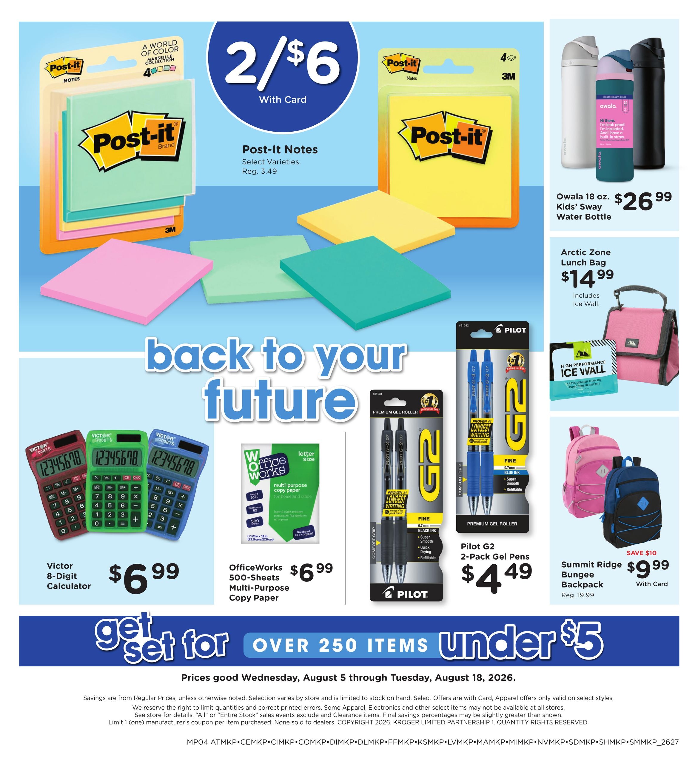 Kroger (Avon Area, IN) Home & Apparel Weekly Ad August 5 - 18, 2026