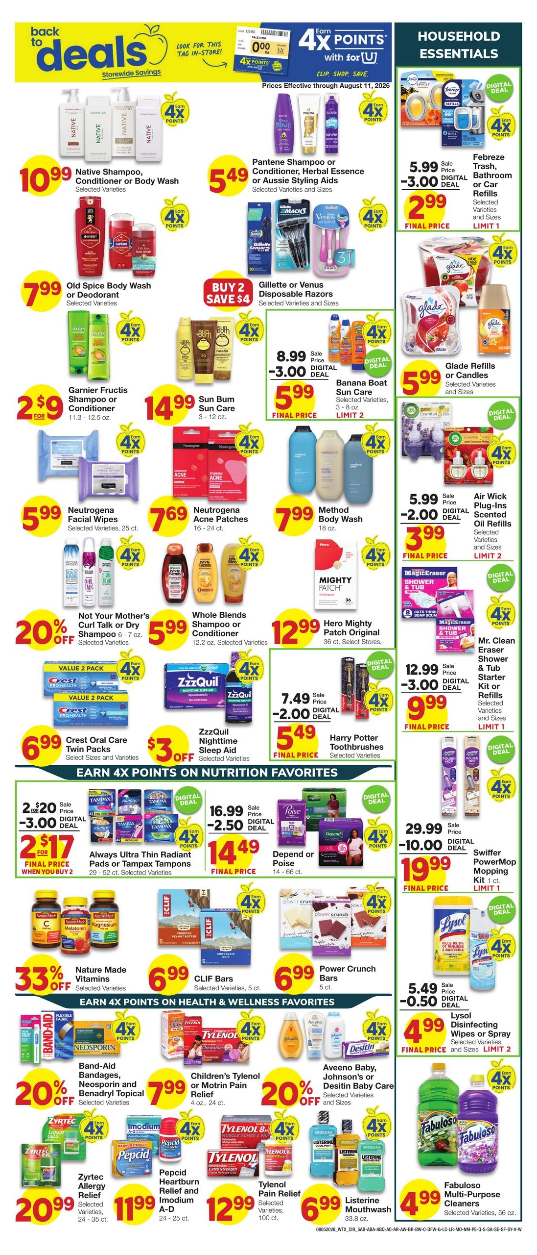 United Supermarkets Weekly Ad August 5 - 11, 2026