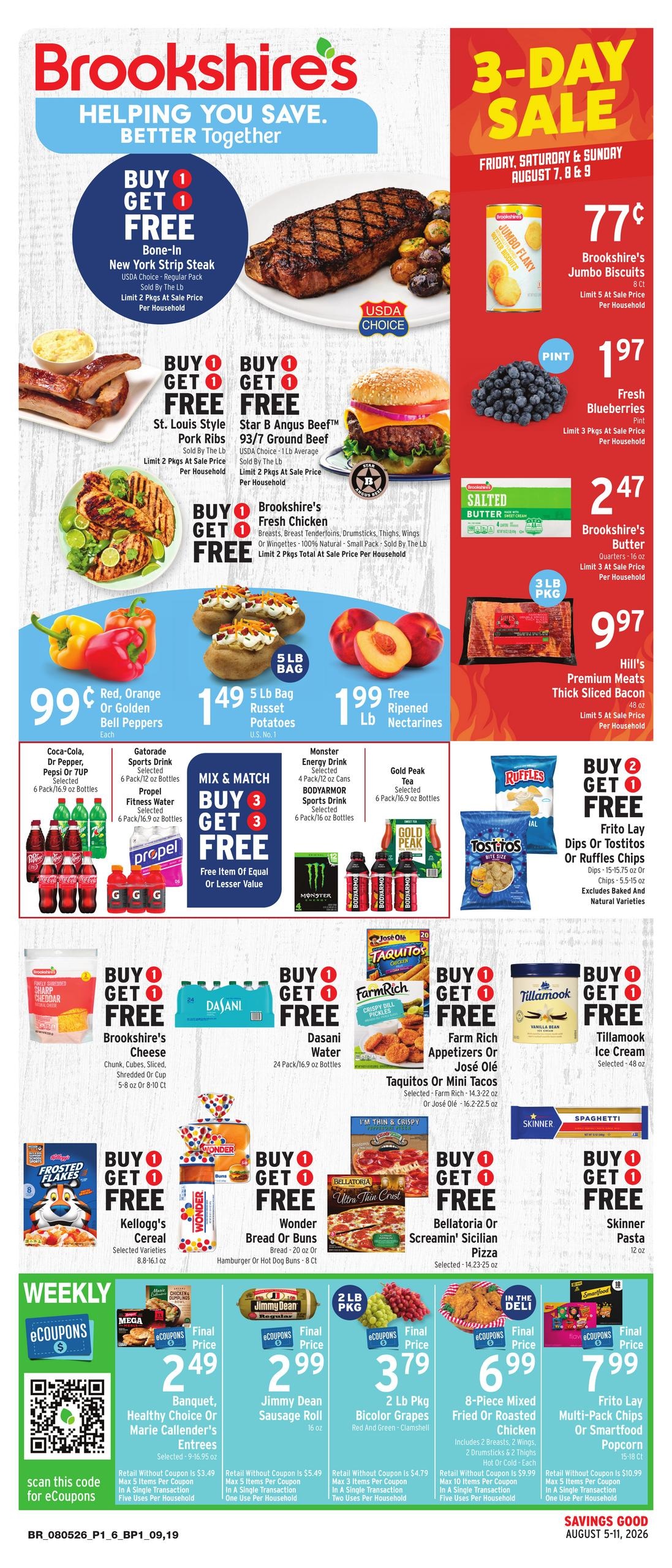 Brookshire's Weekly Ad August 5 - 11, 2026