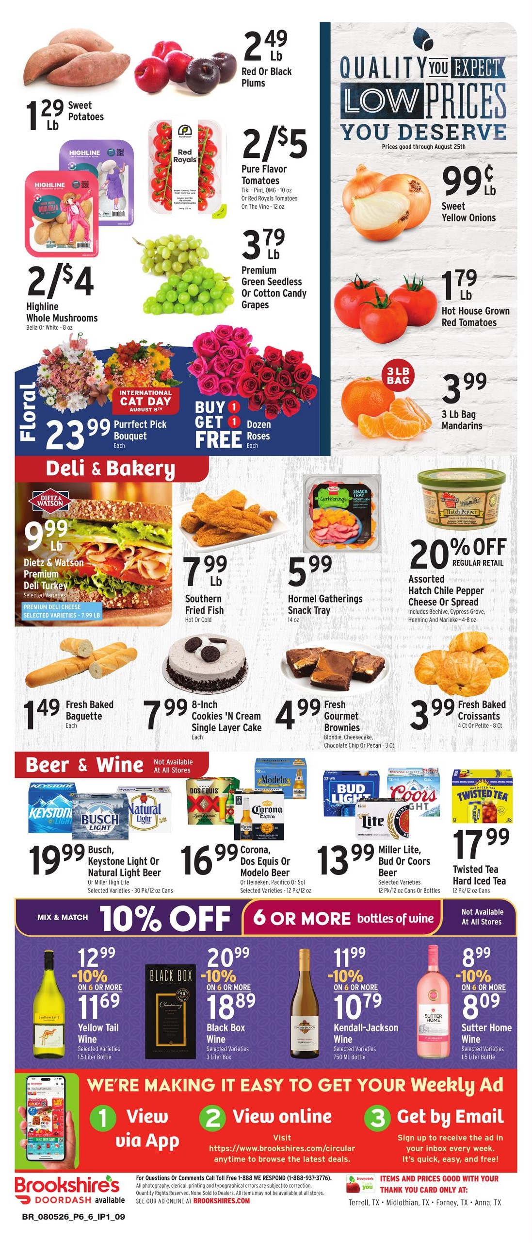 Brookshire's Weekly Ad August 5 - 11, 2026