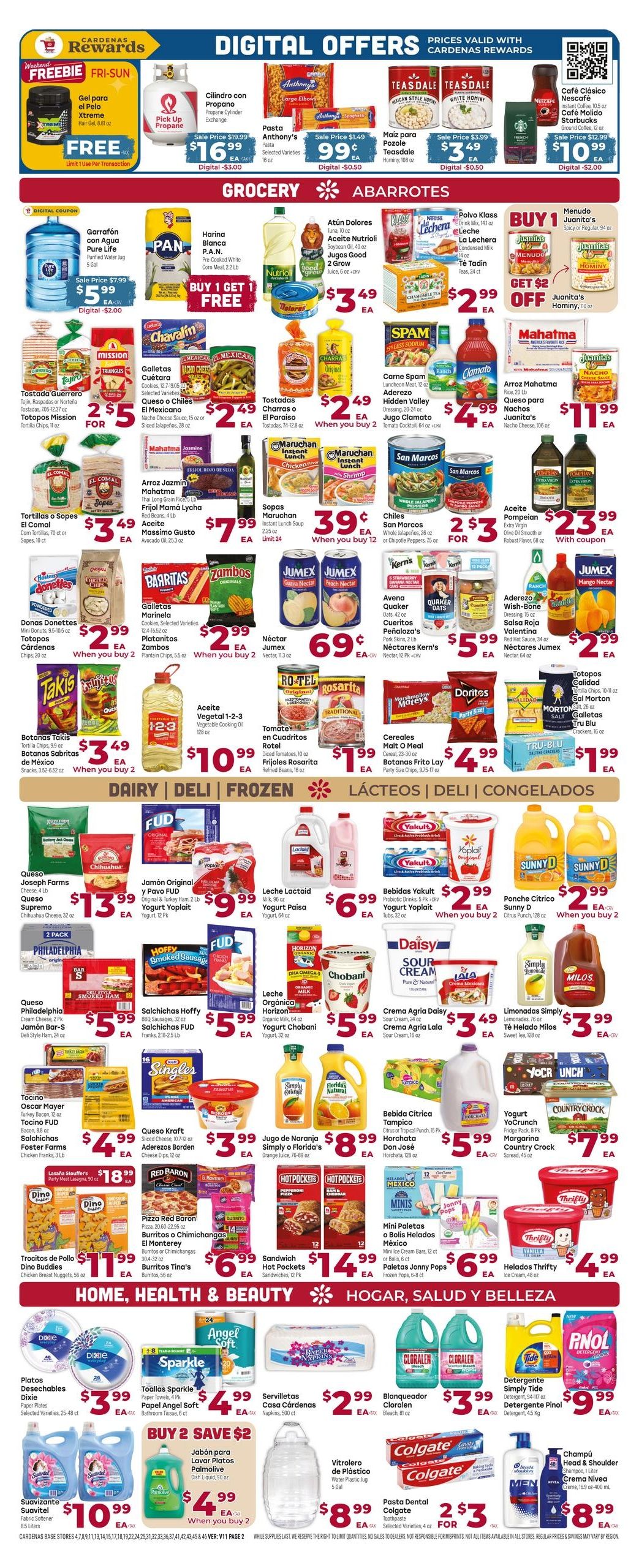 Cardenas Markets (Adelanto Area, CA) Weekly Ad August 5 - 11, 2026