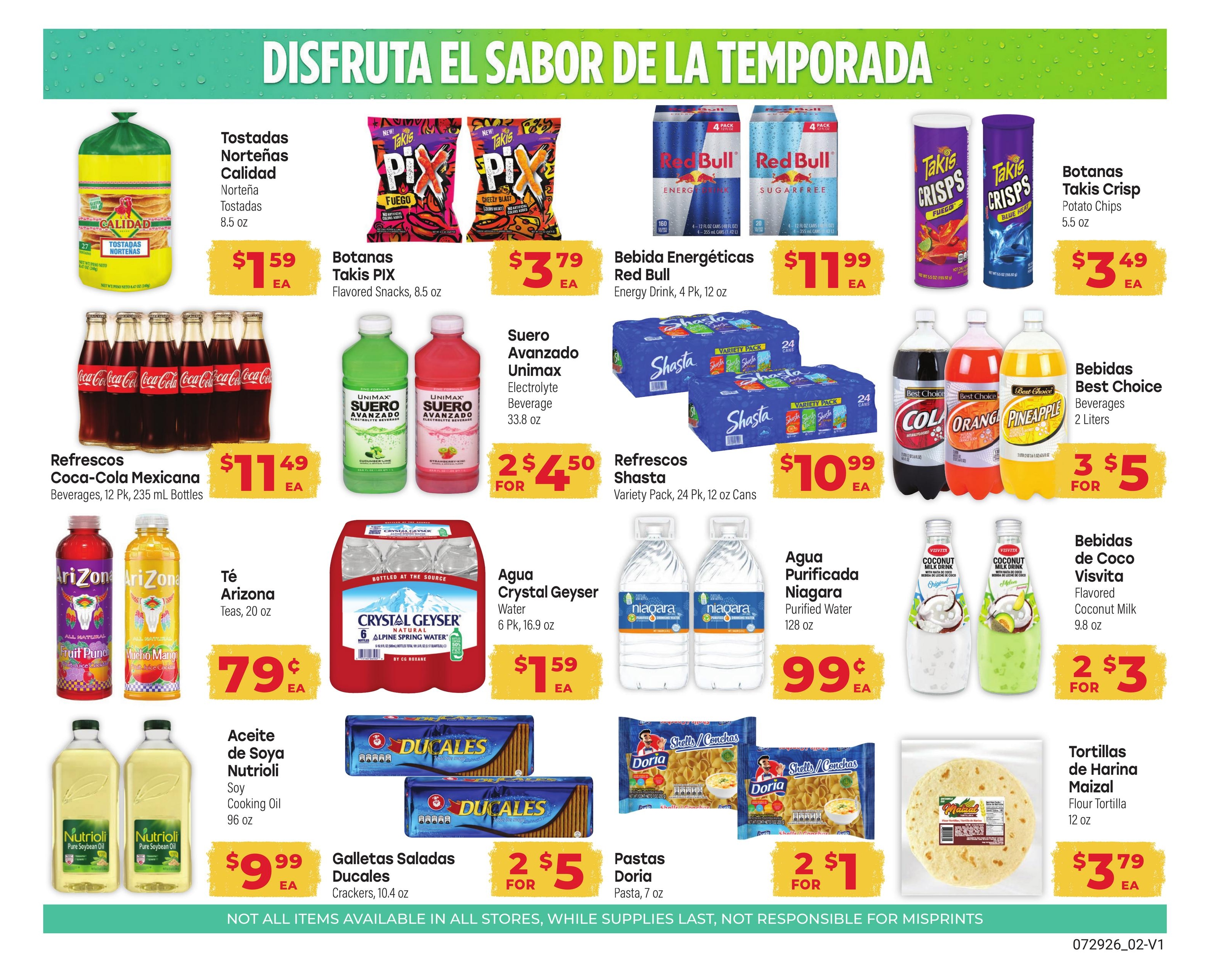 El Rancho Supermercado (Mesquite–Coppell Area, TX) Weekly Ad July 29 - September 1, 2026