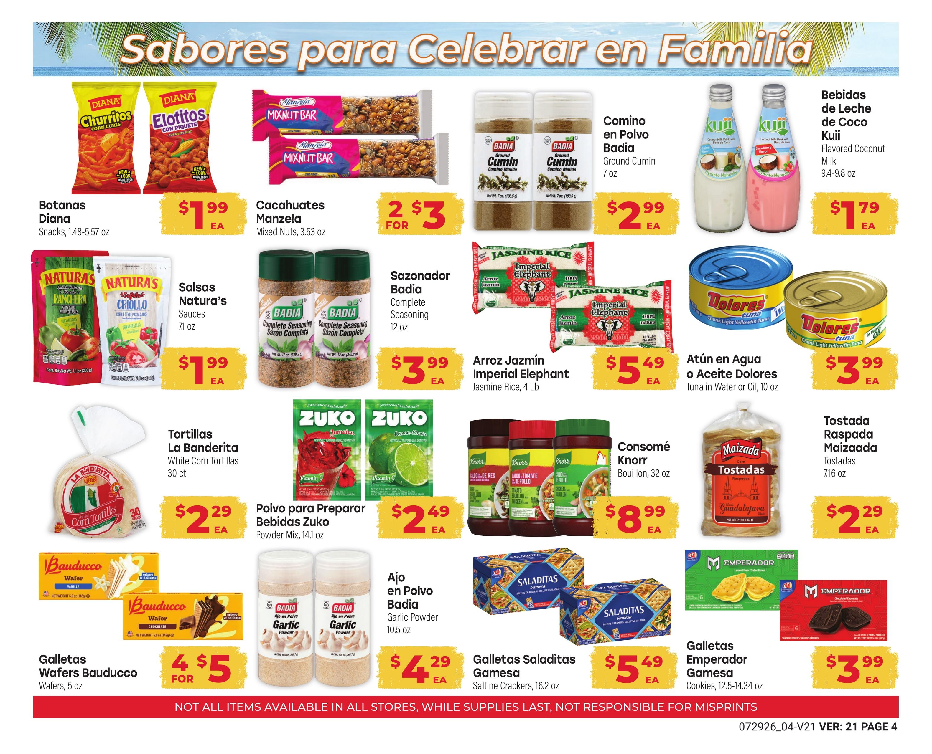 El Rancho Supermercado (Mesquite–Coppell Area, TX) Weekly Ad July 29 - September 1, 2026