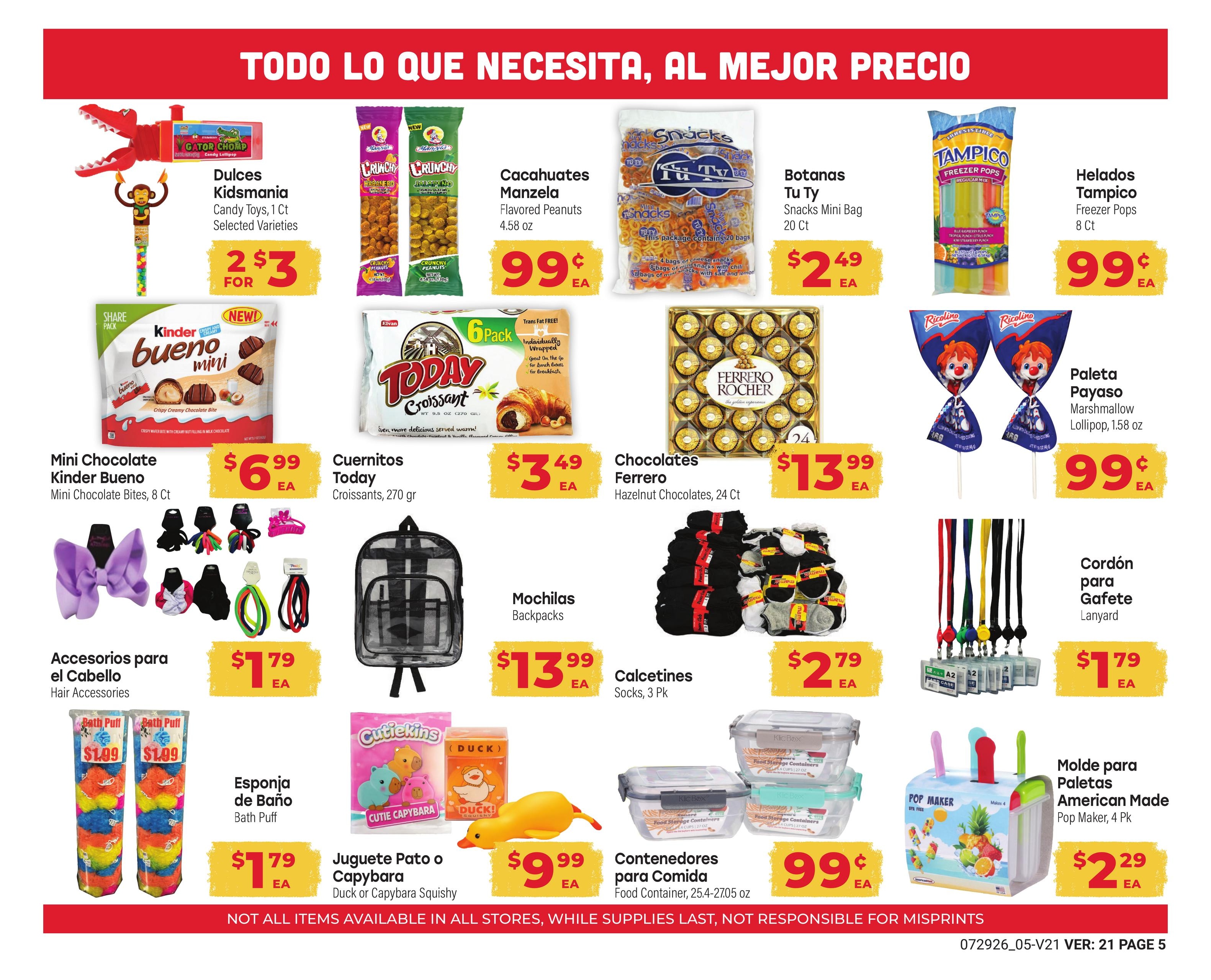 El Rancho Supermercado (Mesquite–Coppell Area, TX) Weekly Ad July 29 - September 1, 2026