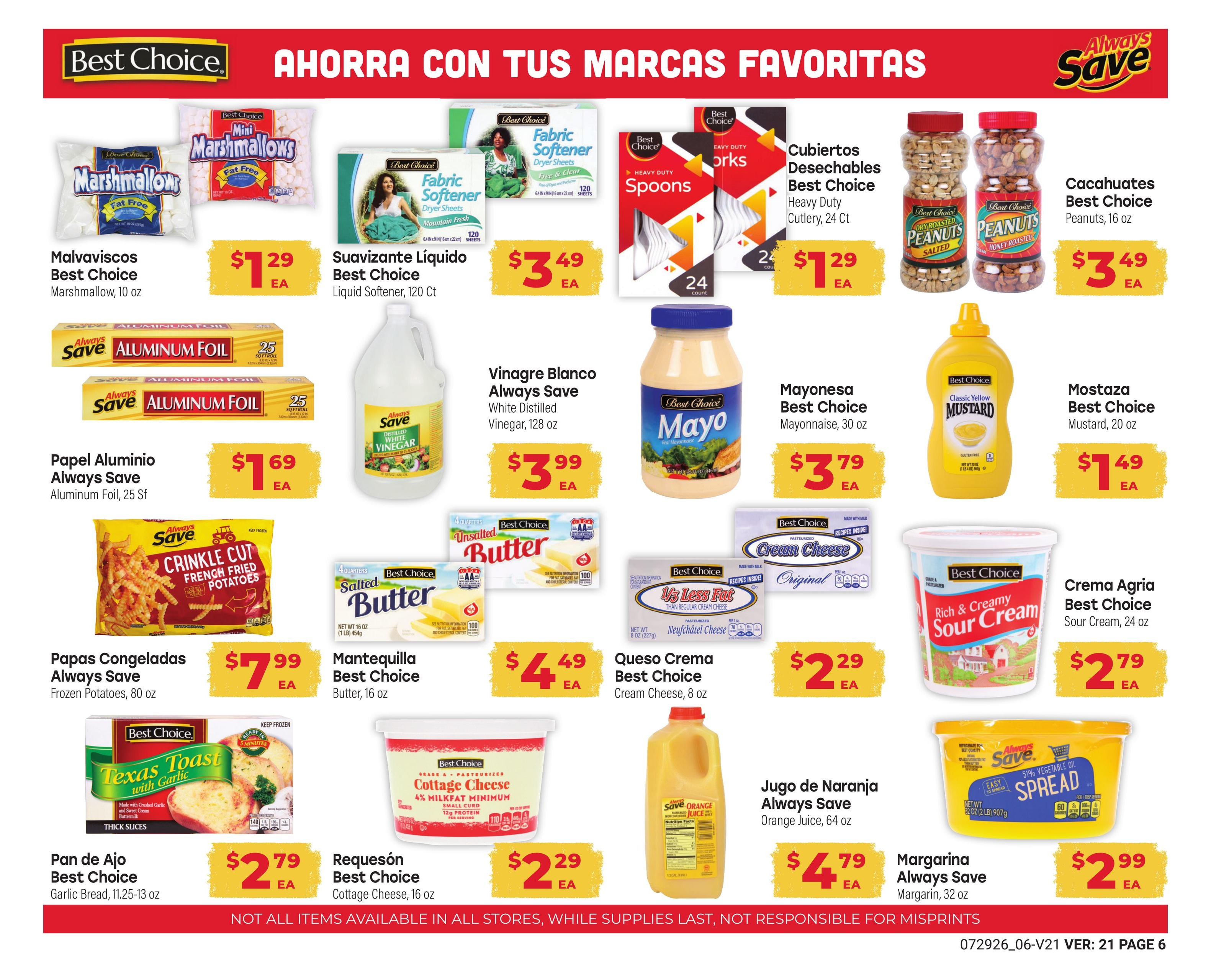 El Rancho Supermercado (Mesquite–Coppell Area, TX) Weekly Ad July 29 - September 1, 2026