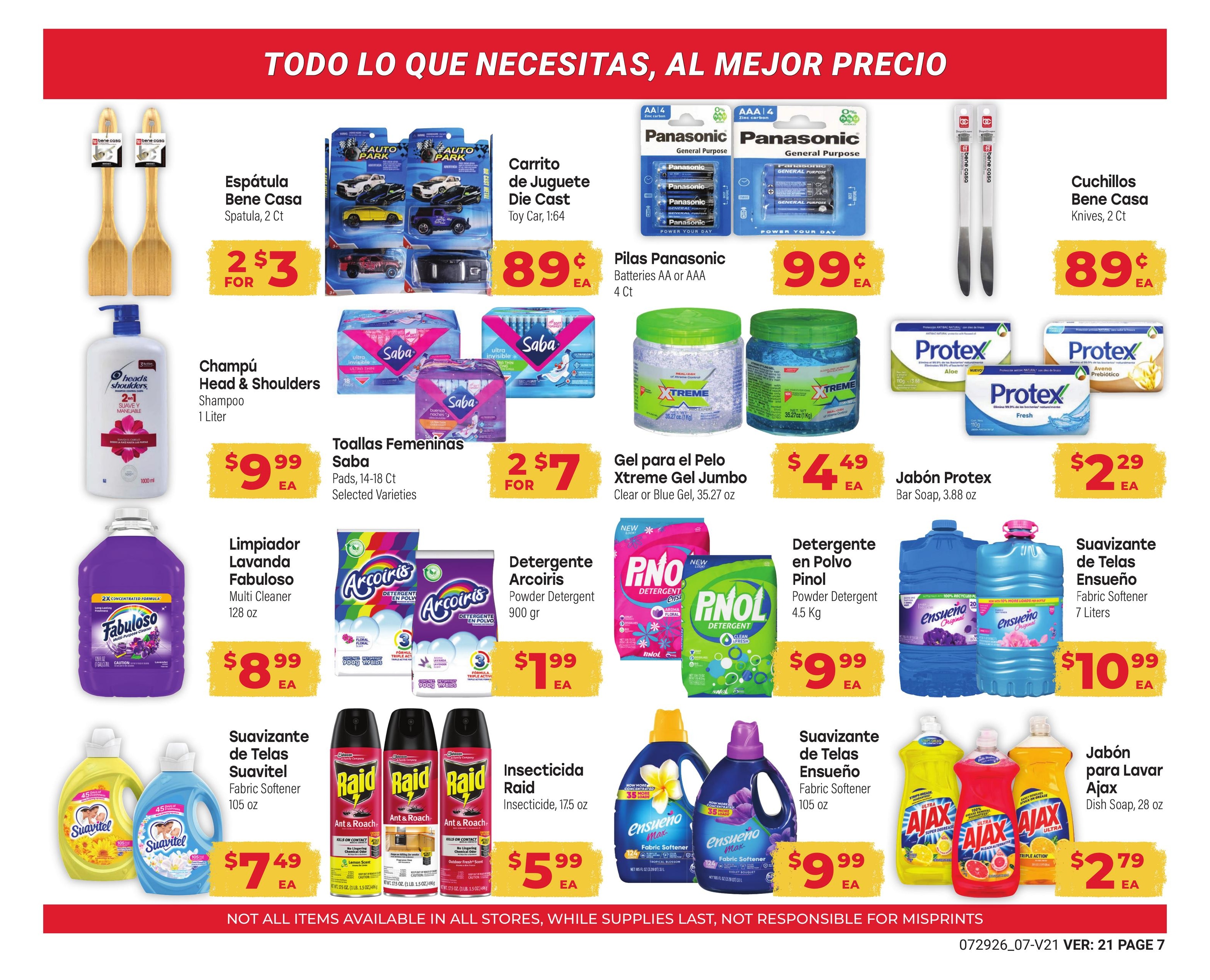 El Rancho Supermercado (Mesquite–Coppell Area, TX) Weekly Ad July 29 - September 1, 2026