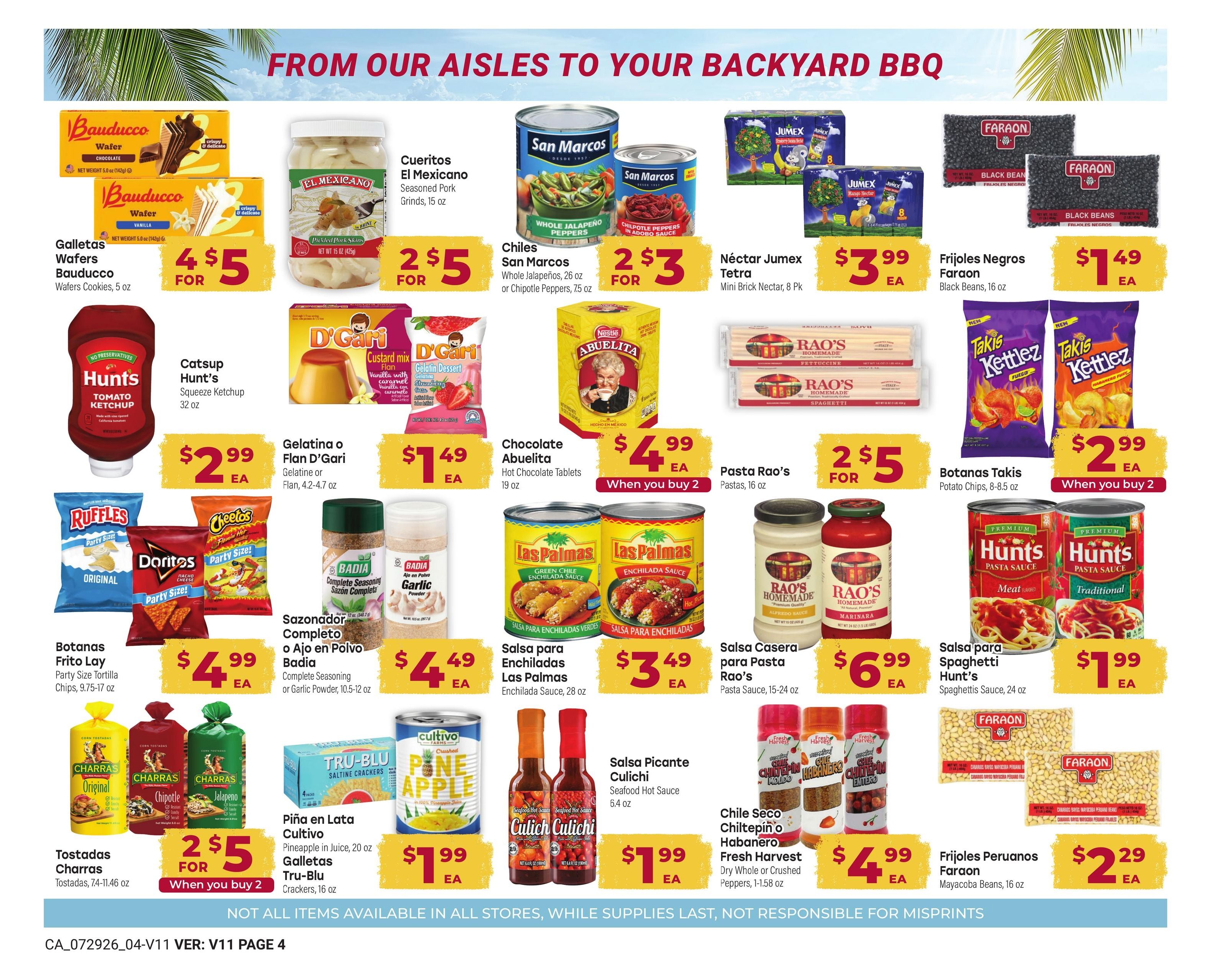 Cardenas Markets (CA) Weekly Ad July 29 - September 1, 2026