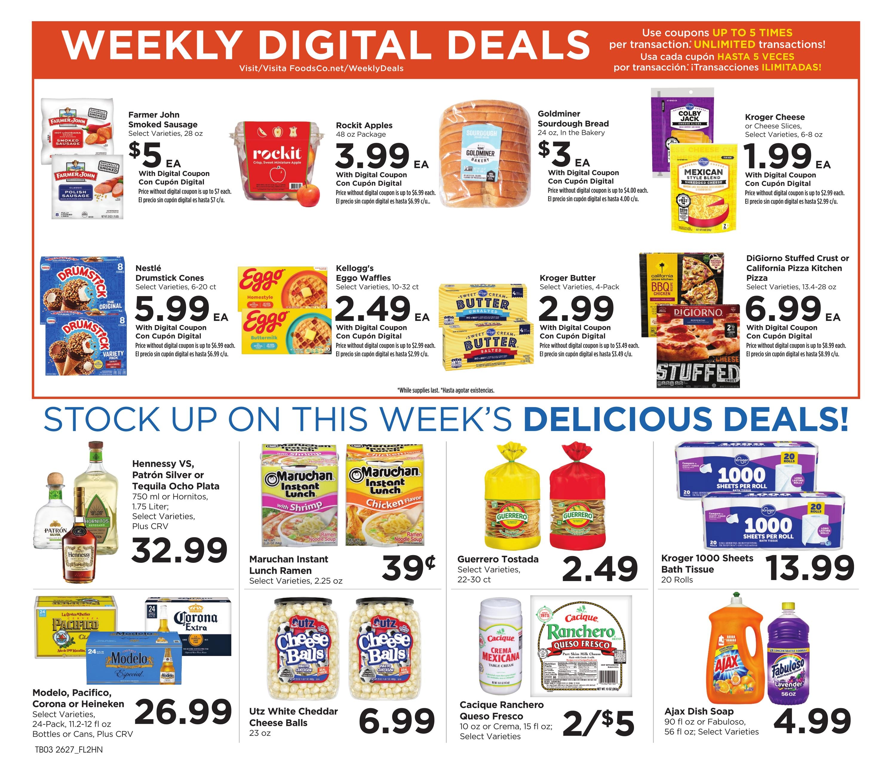 Foods Co (CA) Weekly Ad August 5 - 11, 2026