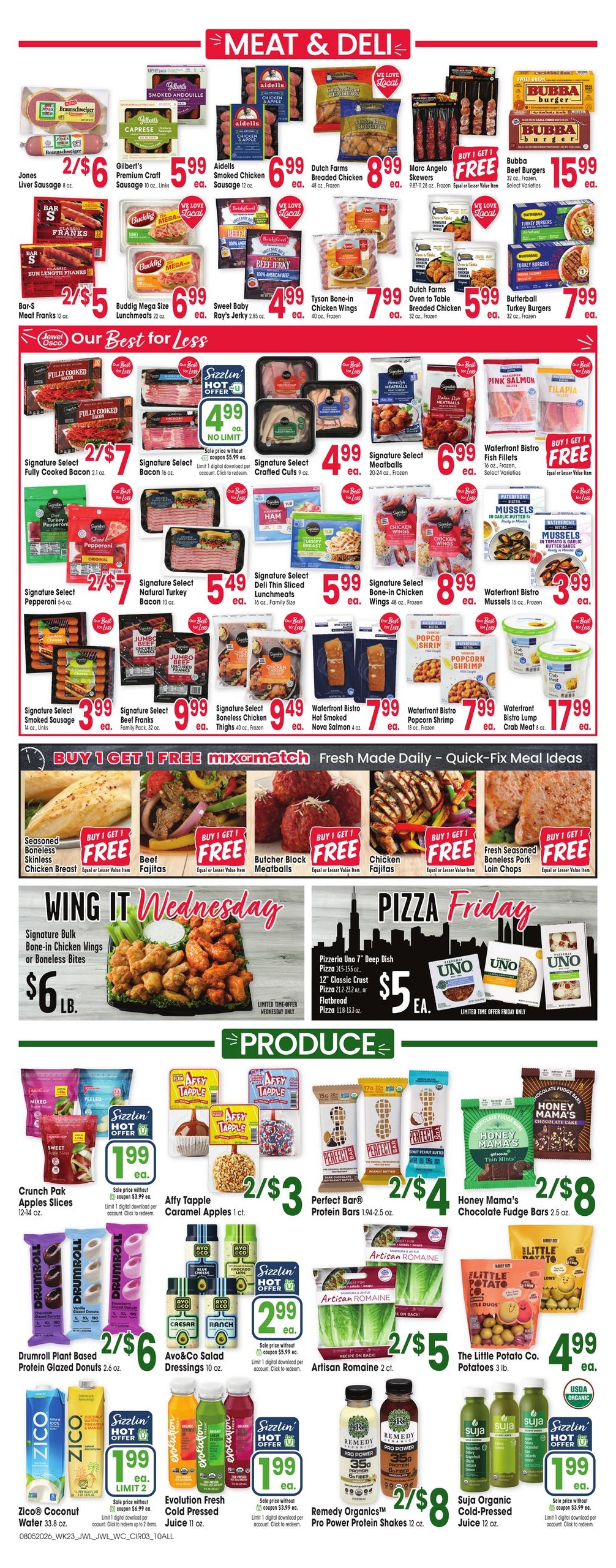 Jewel-Osco (Chicago–Naperville Area, IL) Weekly Ad August 5 - 11, 2026