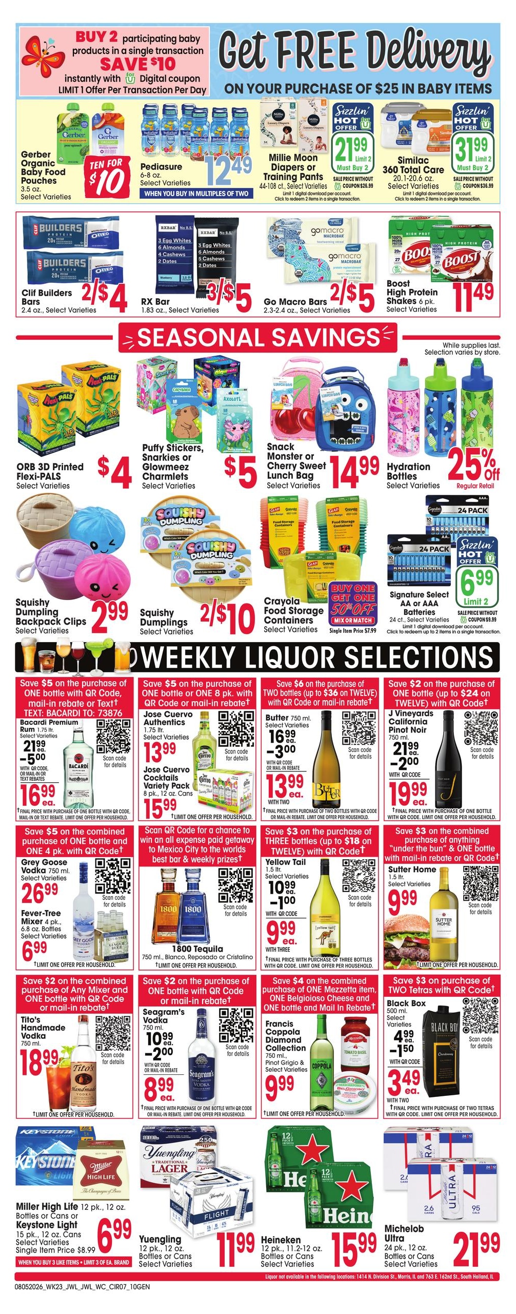 Jewel-Osco (Chicago–Naperville Area, IL) Weekly Ad August 5 - 11, 2026