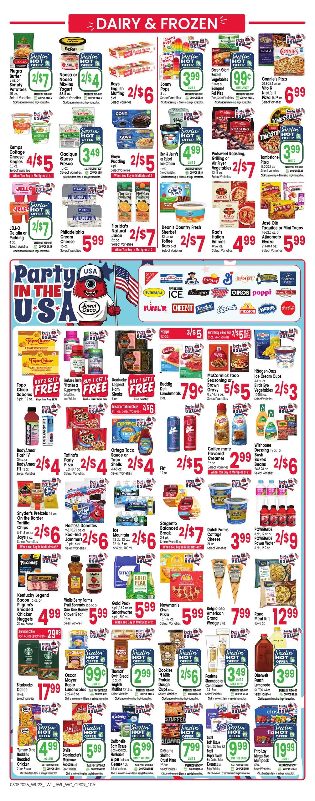 Jewel-Osco (Chicago–Naperville Area, IL) Weekly Ad August 5 - 11, 2026