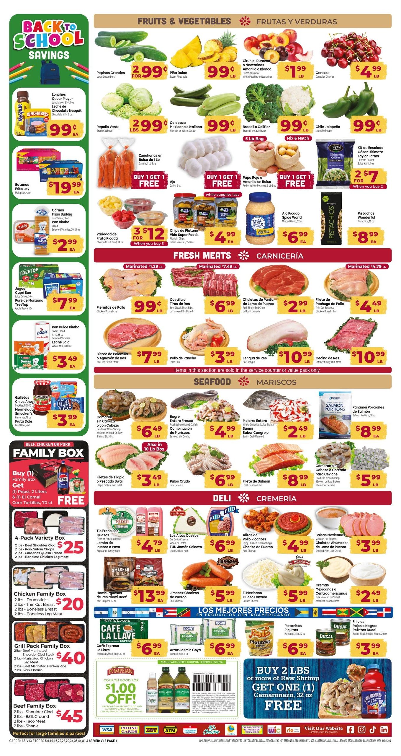 Cardenas Markets (Azusa Area, CA) Weekly Ad August 5 - 11, 2026