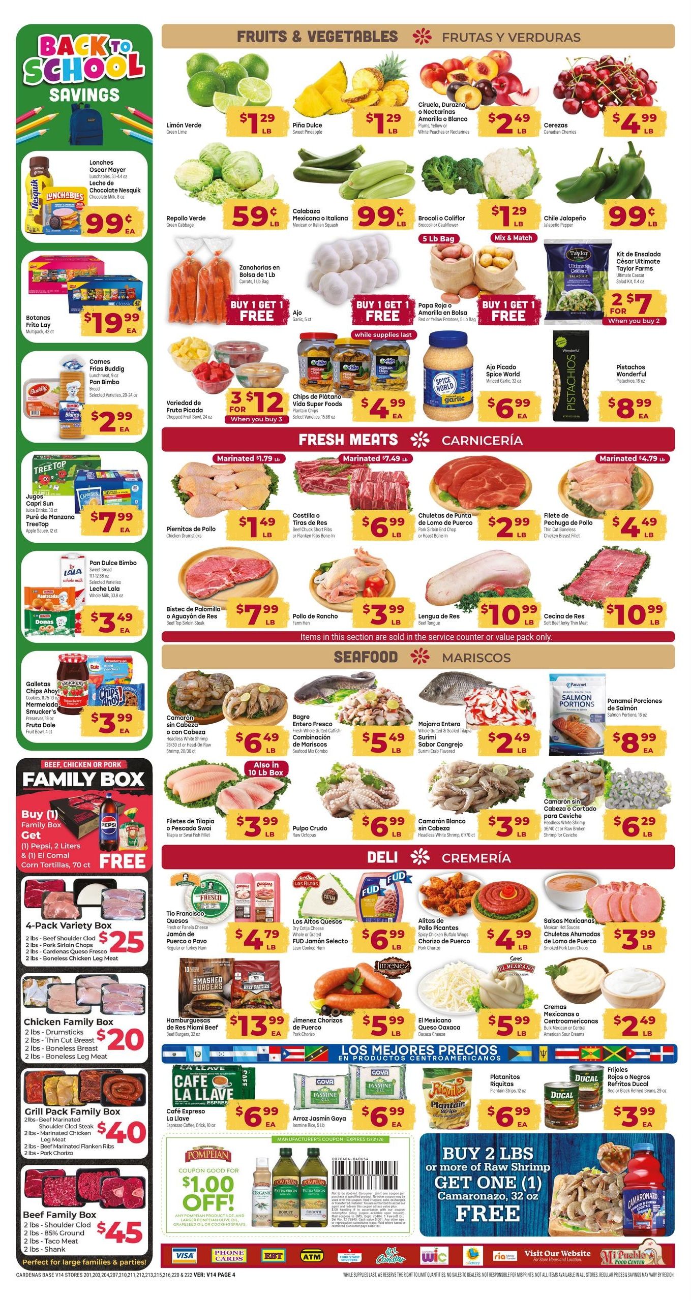 Cardenas Markets (Antioch Area, CA) Weekly Ad August 5 - 11, 2026