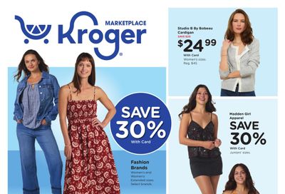 Kroger (Aurora Area, IN) Home & Apparel Weekly Ad August 5 - 18, 2026
