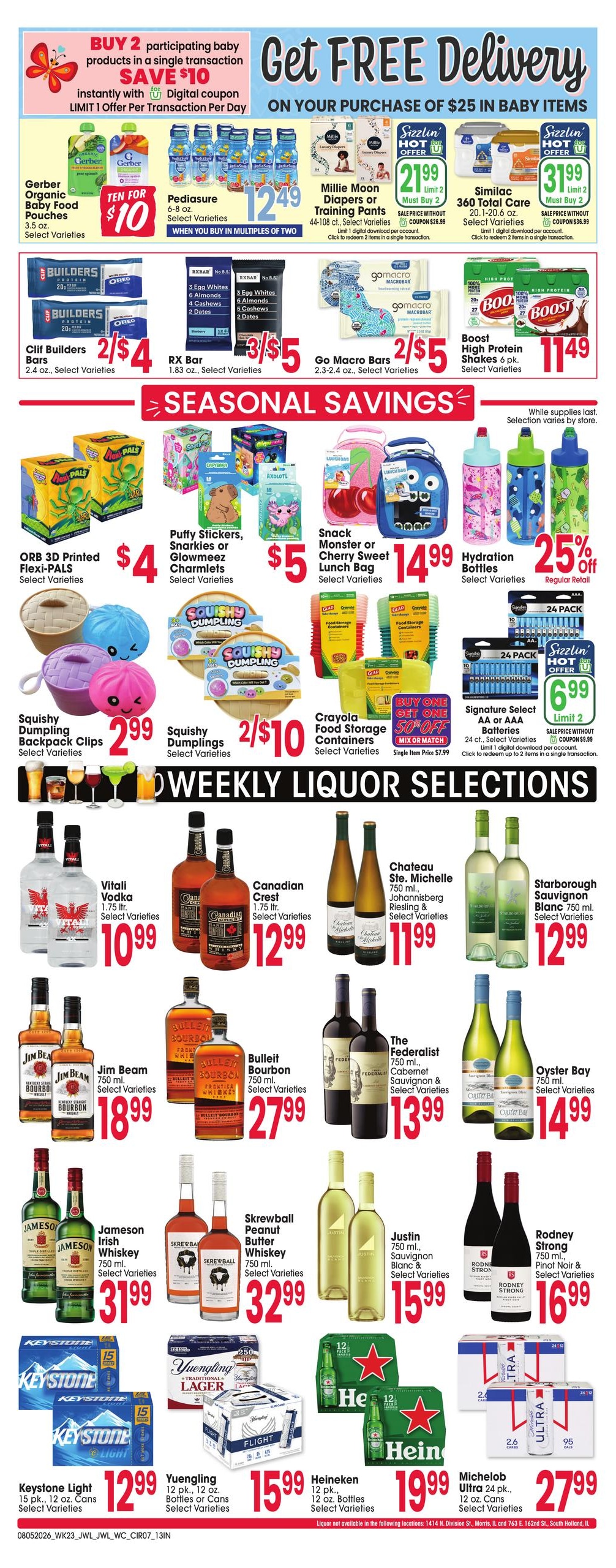 Jewel-Osco (Hammond–Highland Area, IL–IN) Weekly Ad August 5 - 11, 2026